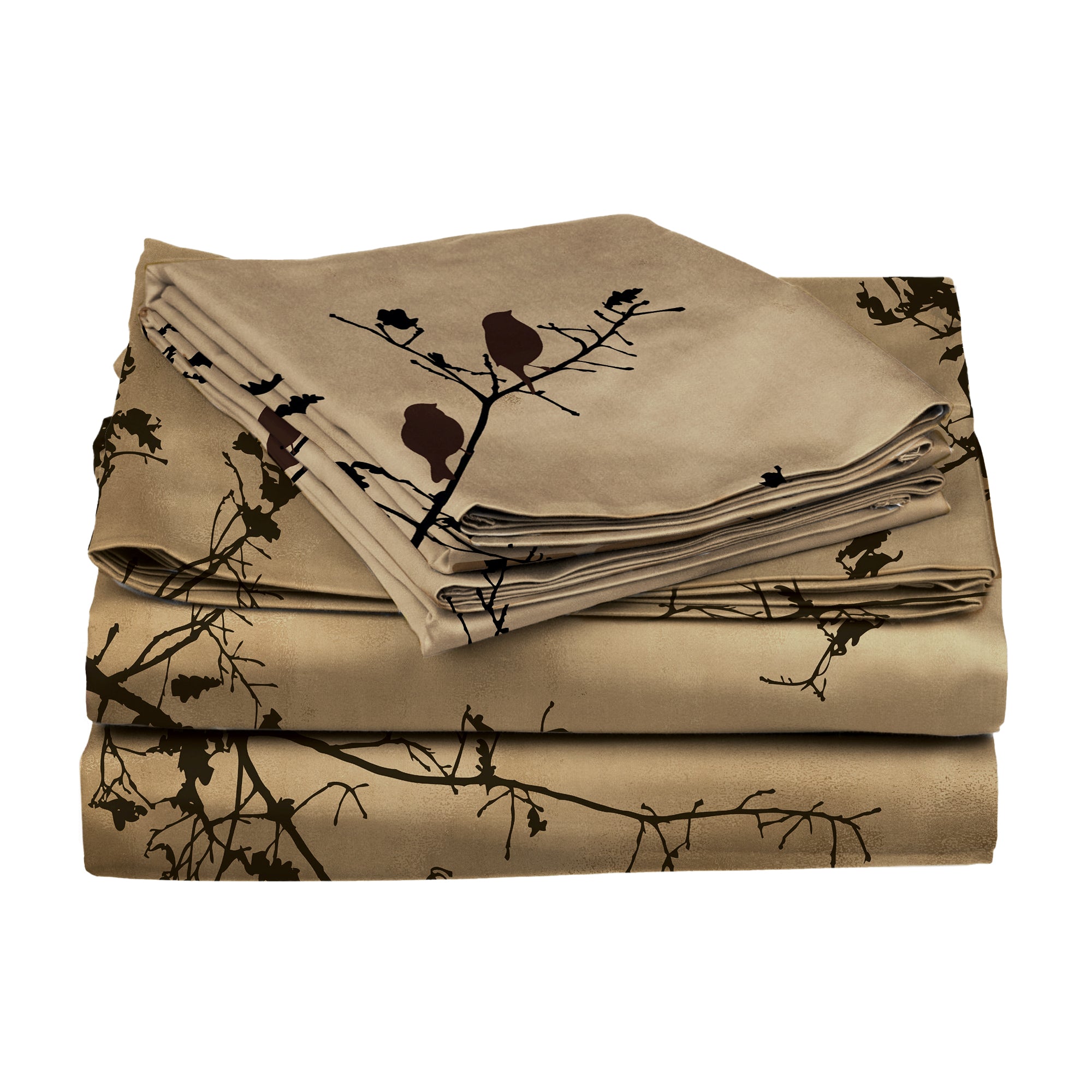Autumn Perch 100% Cotton Bedsheet Set