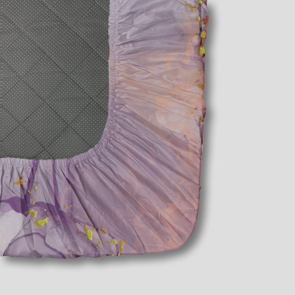 Beneath Lavender Skies Fitted Bedsheet Set