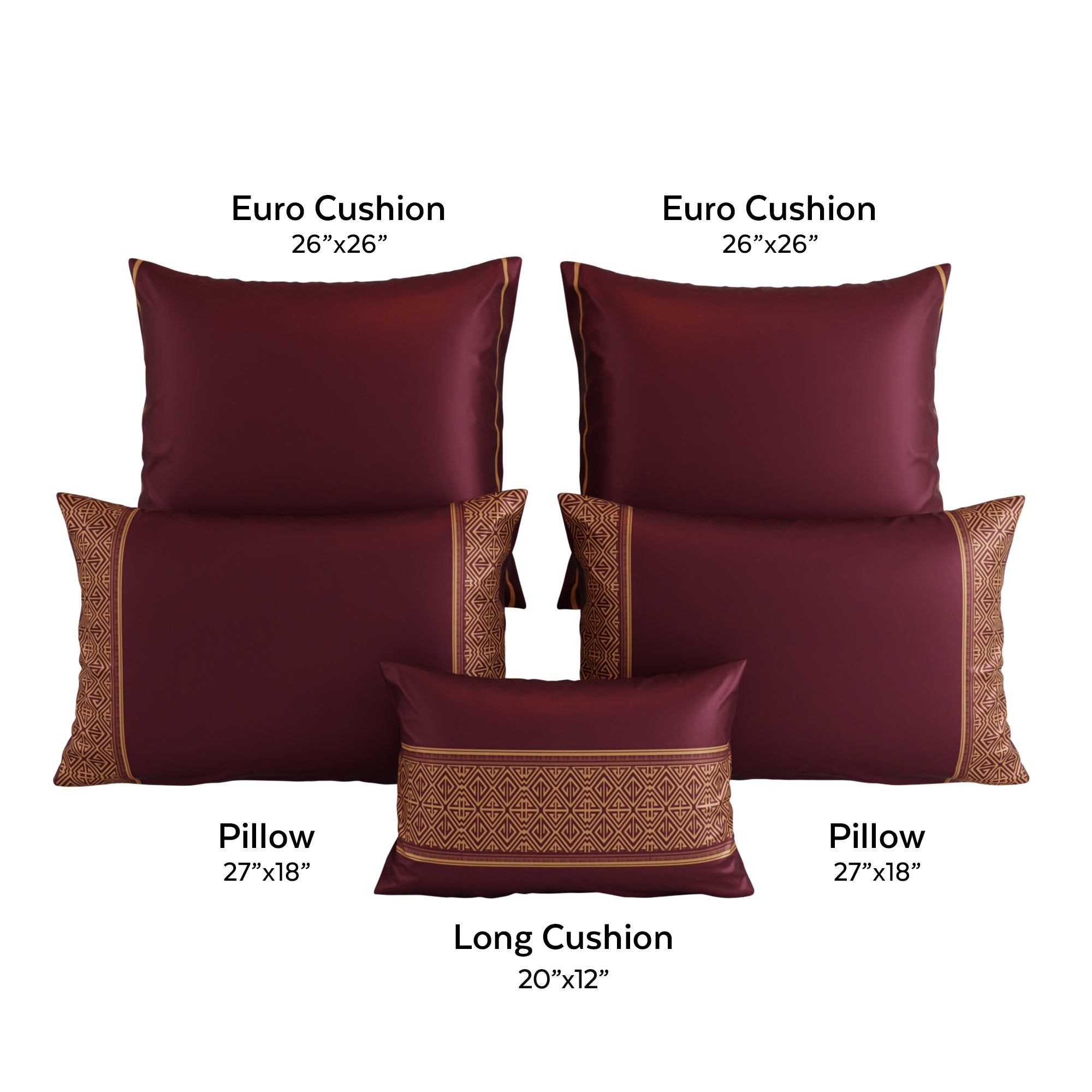 Majesty's Merlot 6 Piece Bedsheet Set