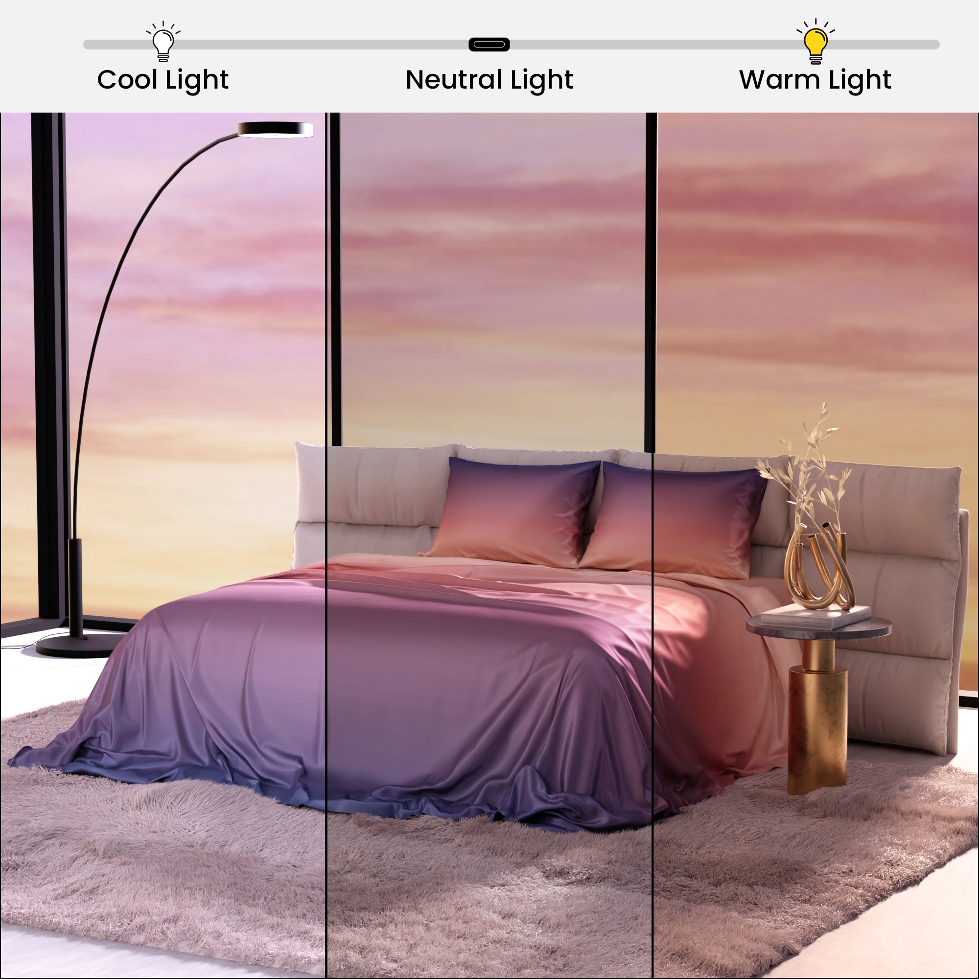 Sunset Kiss Bedsheet Set