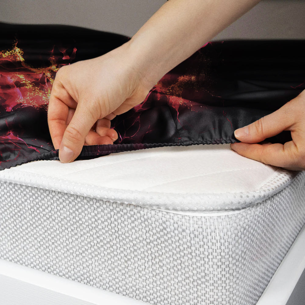 Shadows of the Flame Fitted Bedsheet Set