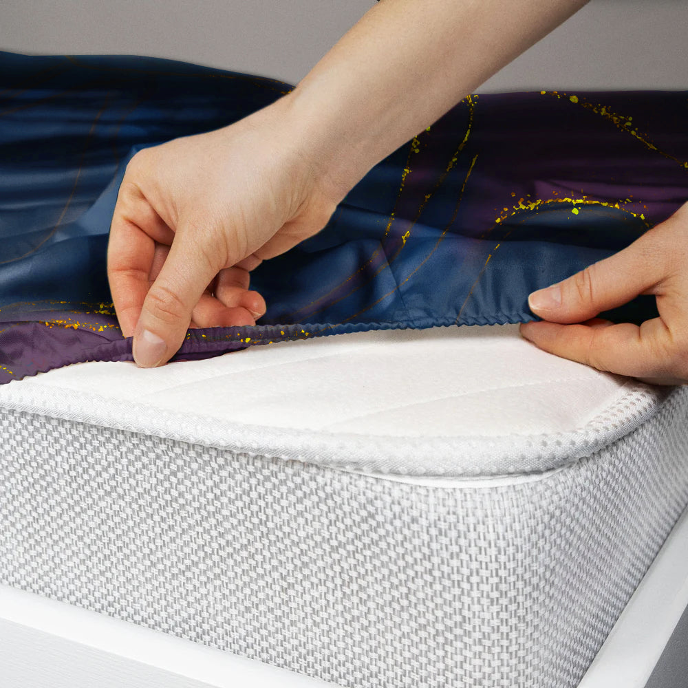 Whispers of the Cosmos Fitted Bedsheet Set