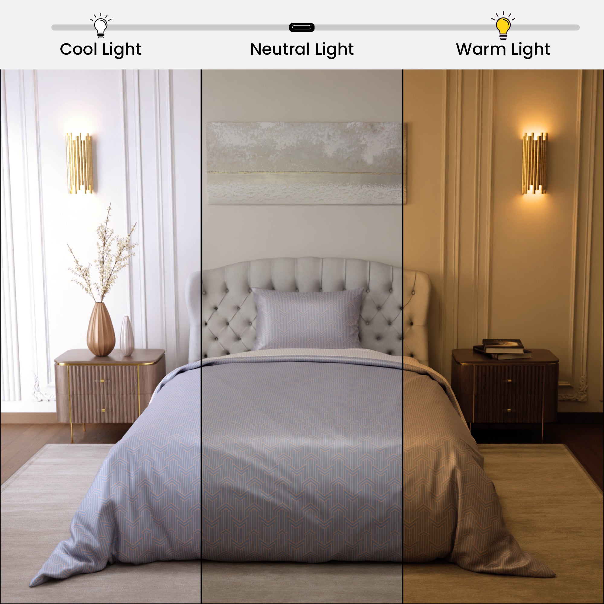 Peach Fuzz Mosaic Comforter