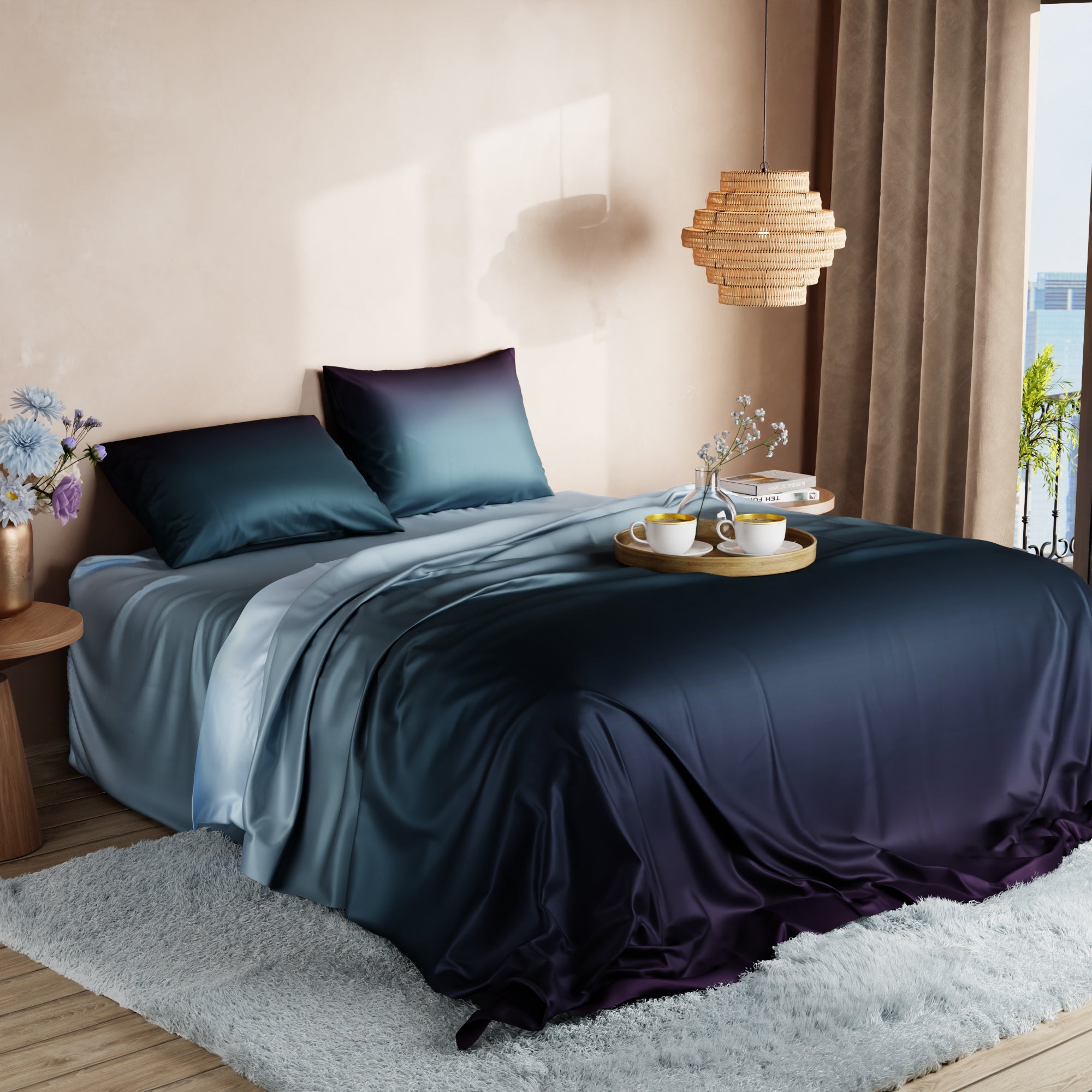 Lover's Dusk Bedsheet Set