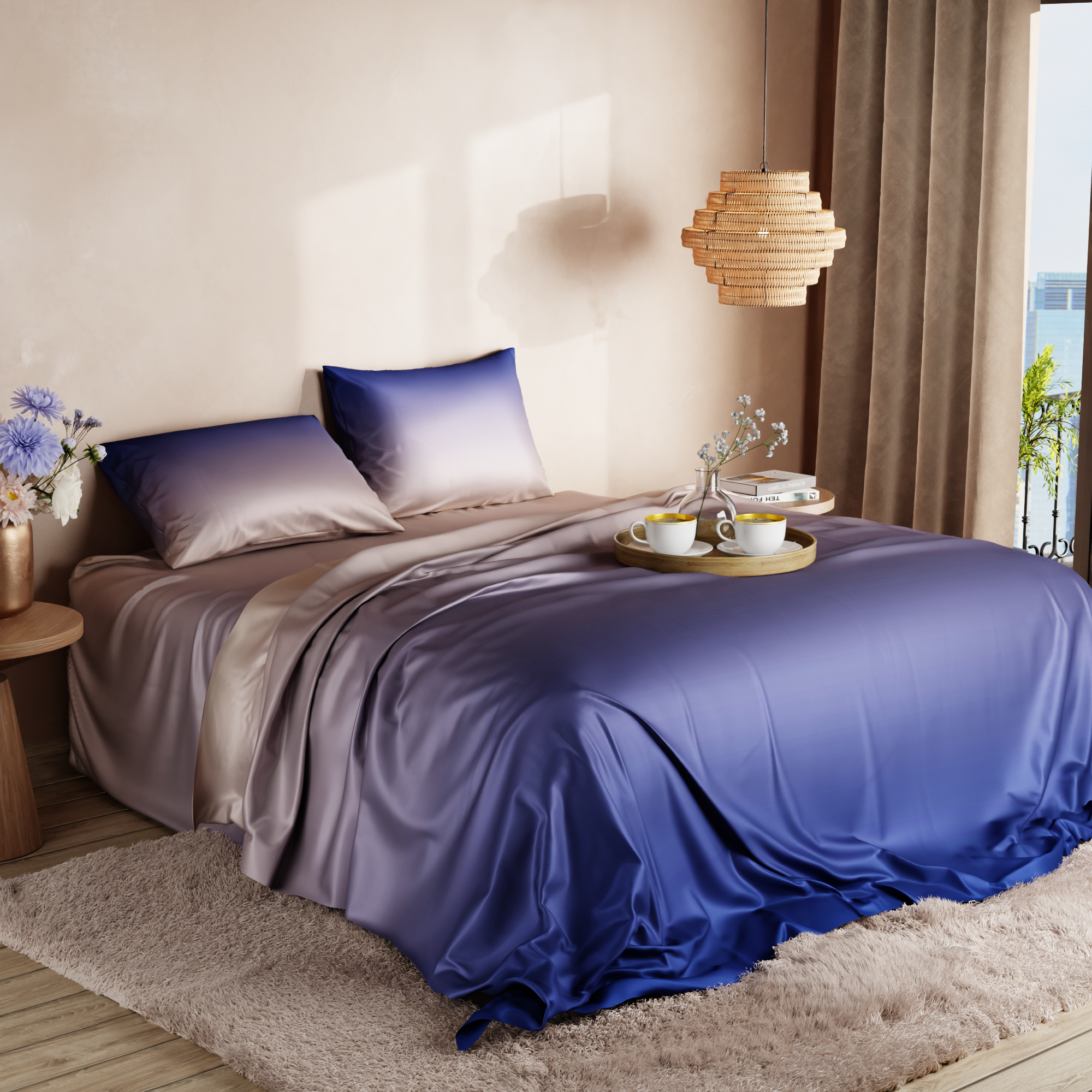 Evening Glow Bedsheet Set