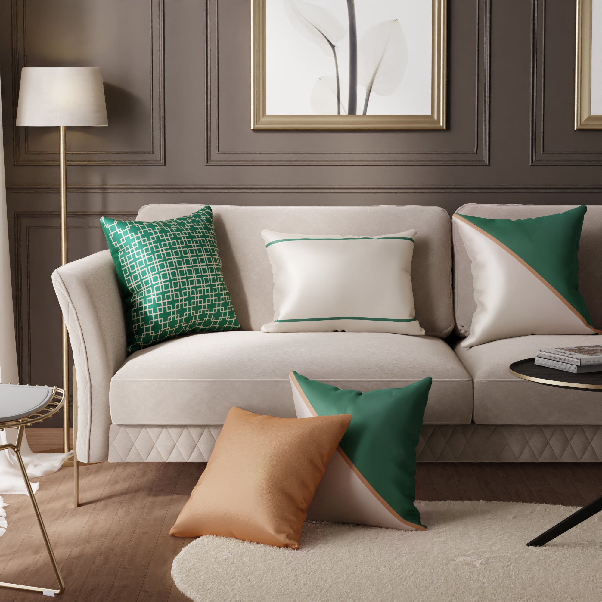 Chic de Paris Cushion Cover Set of 5