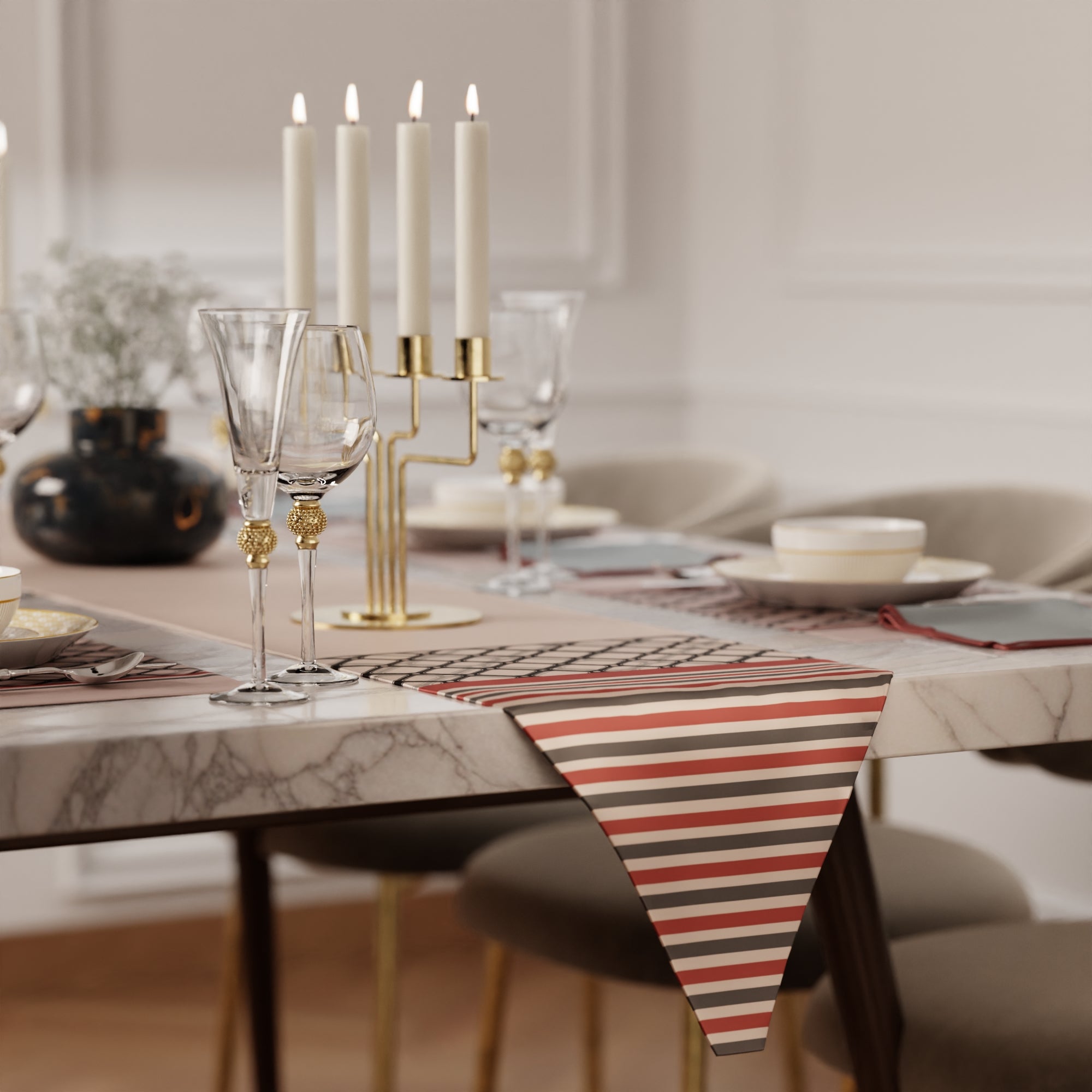 Rosewood Revelry Table Linen Set