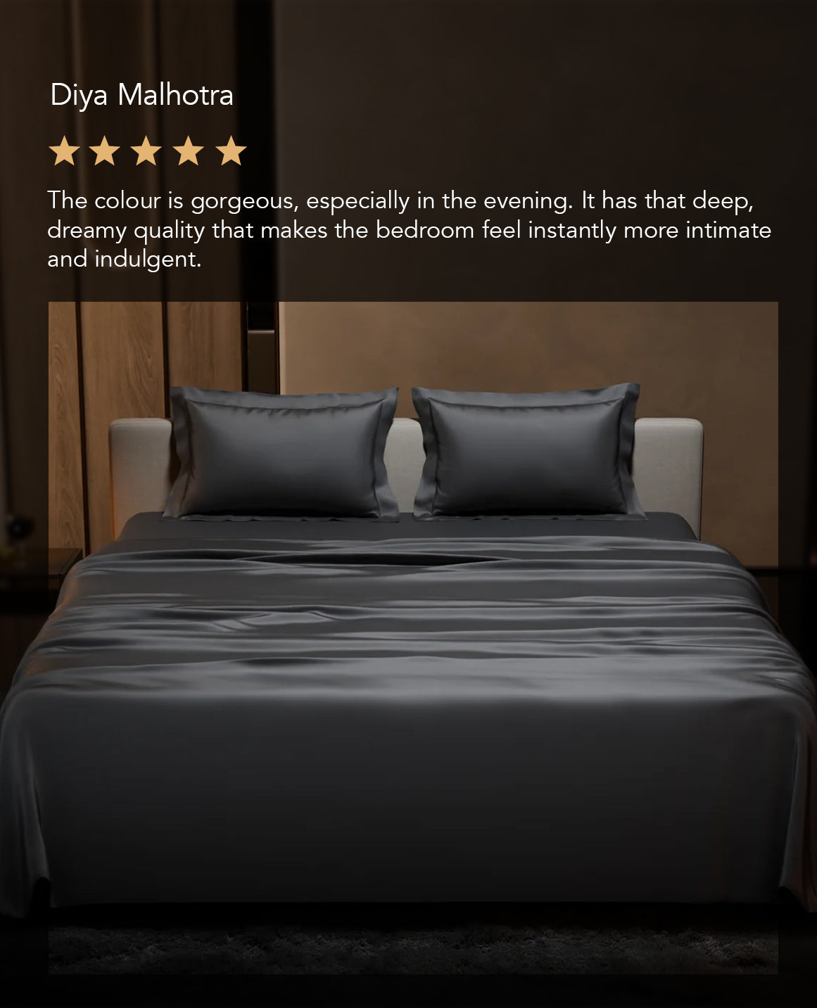 Twilight Embrace Flat Bedsheet Set