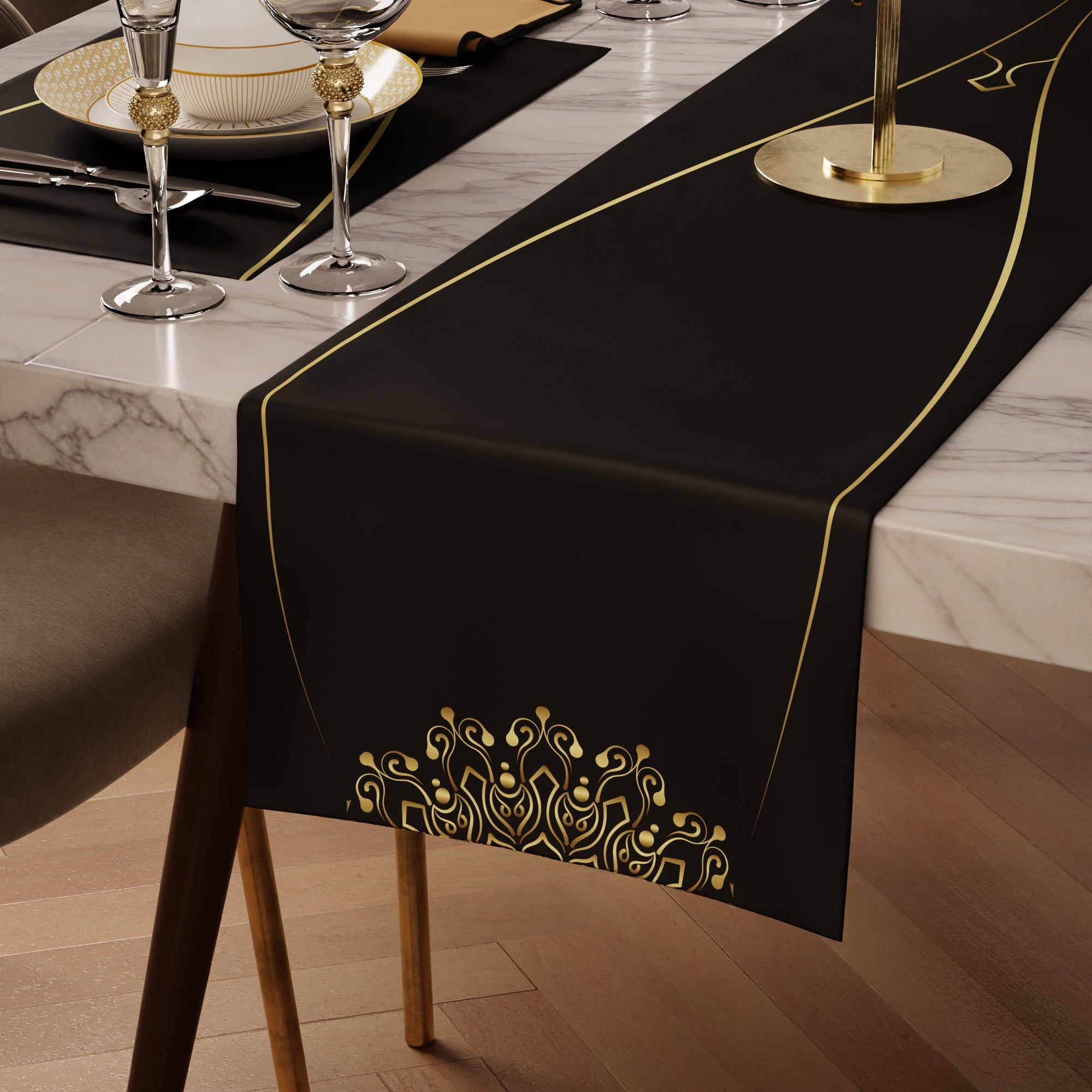 Midnight Banquet Table Linen Set