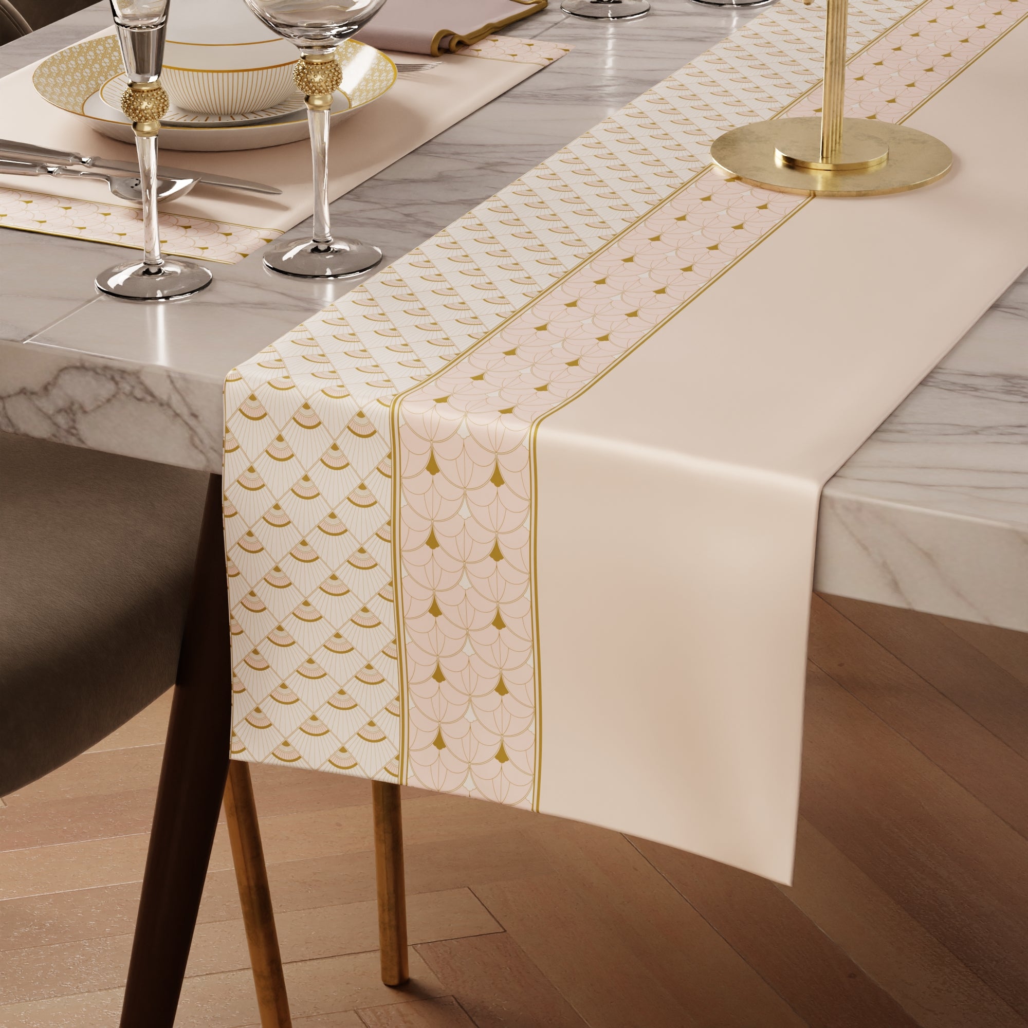 Ivory Banquet Table Linen Set