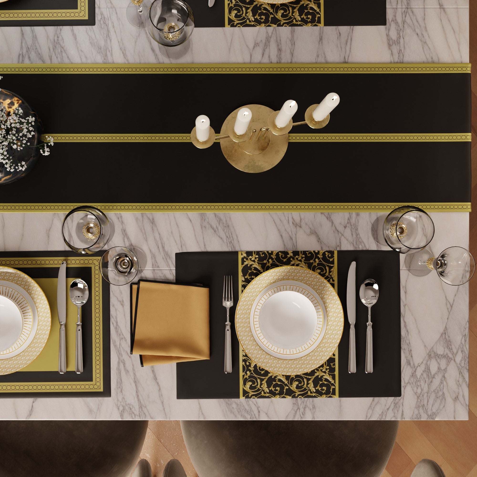 Truffle Elegance Table Linen Set