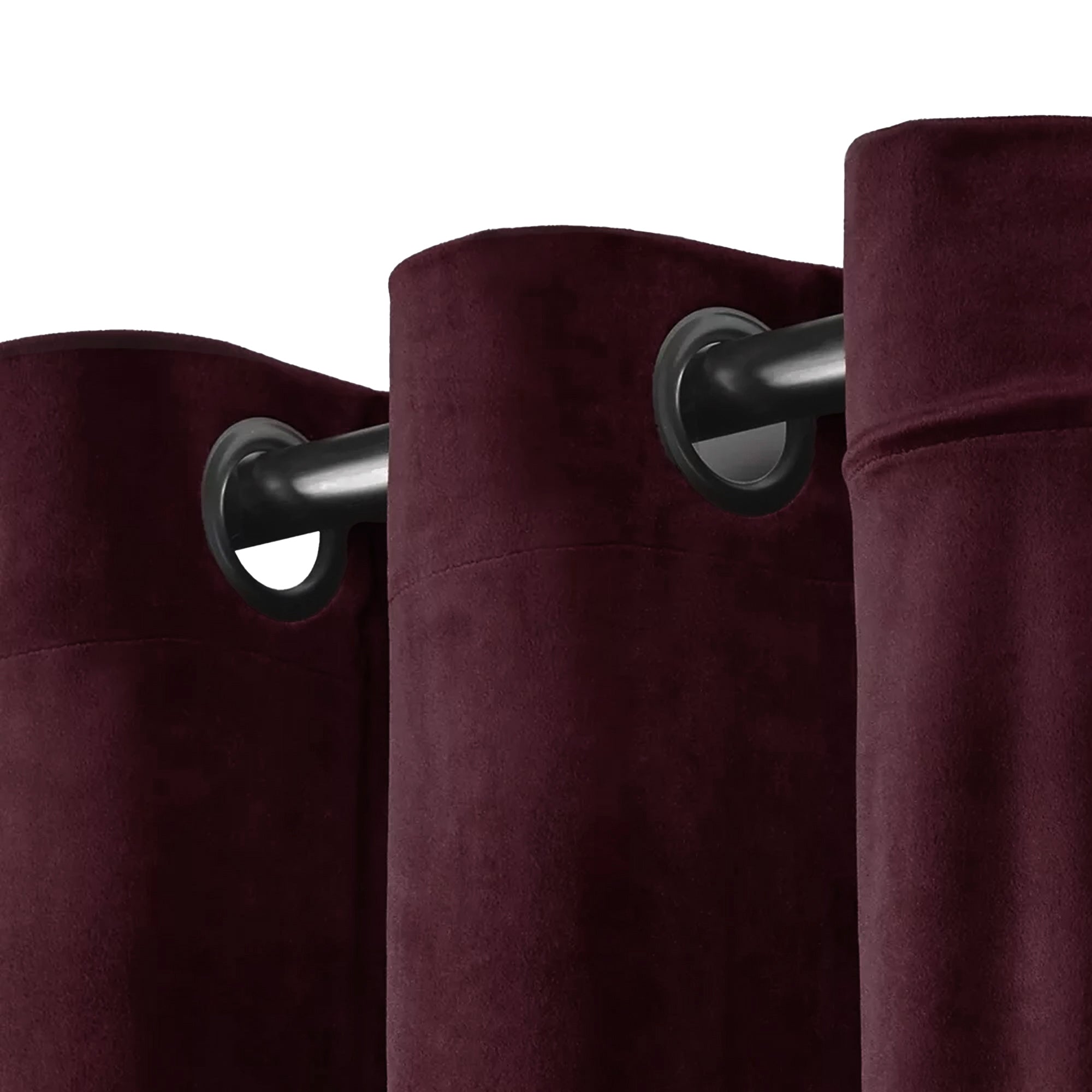Vintage Wine - Pack of 2 Velvet Curtains