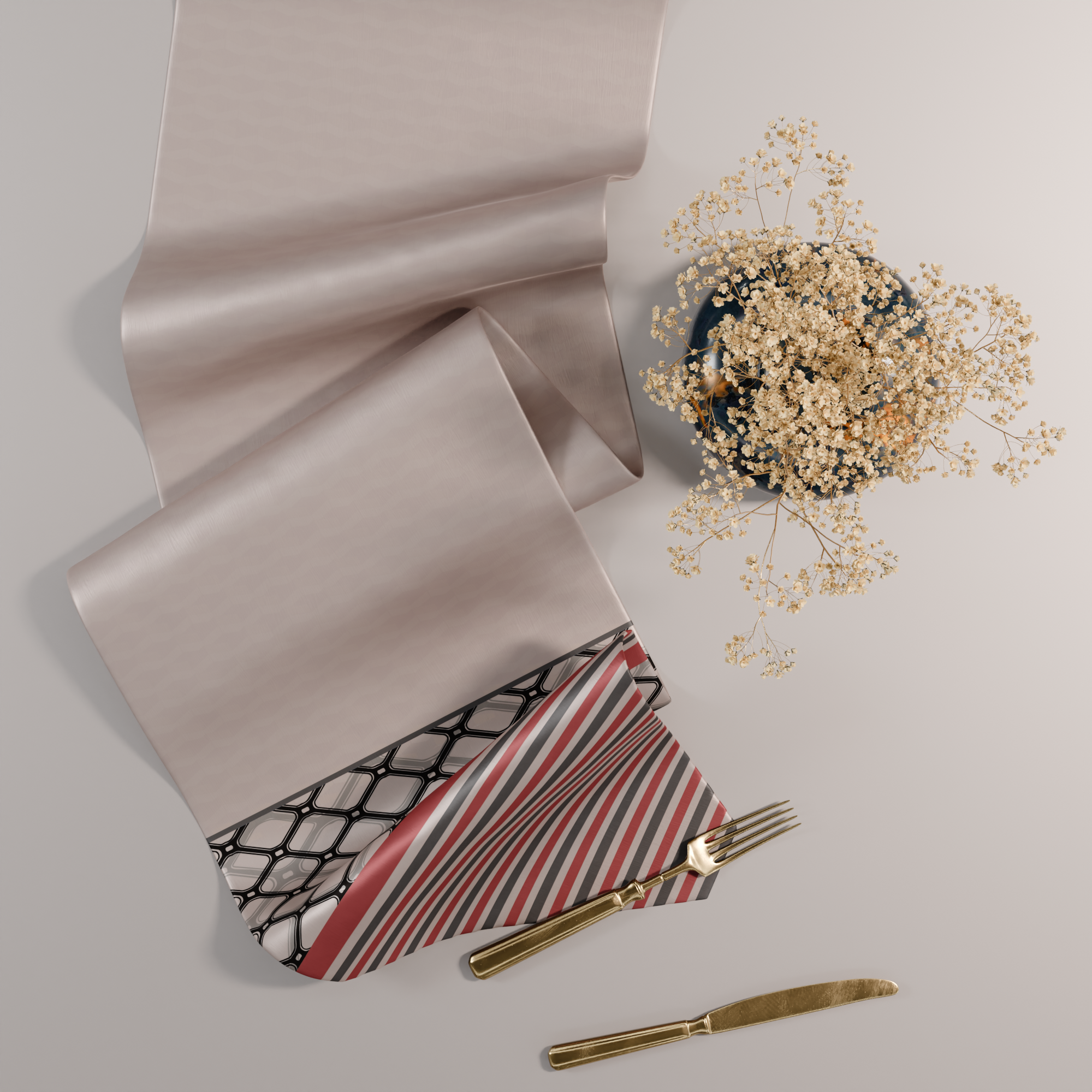 Rosewood Revelry Table Linen Set