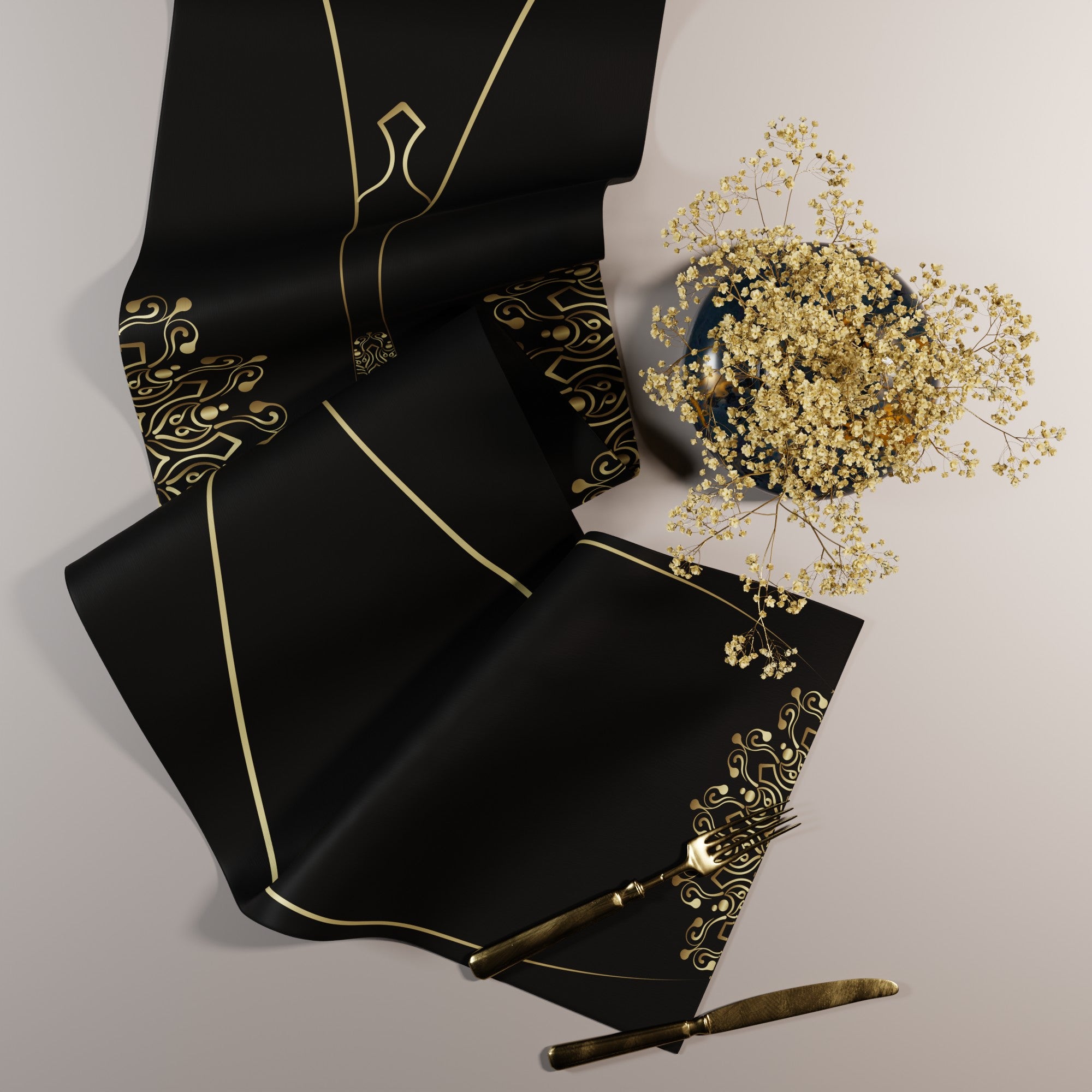 Midnight Banquet Table Linen Set