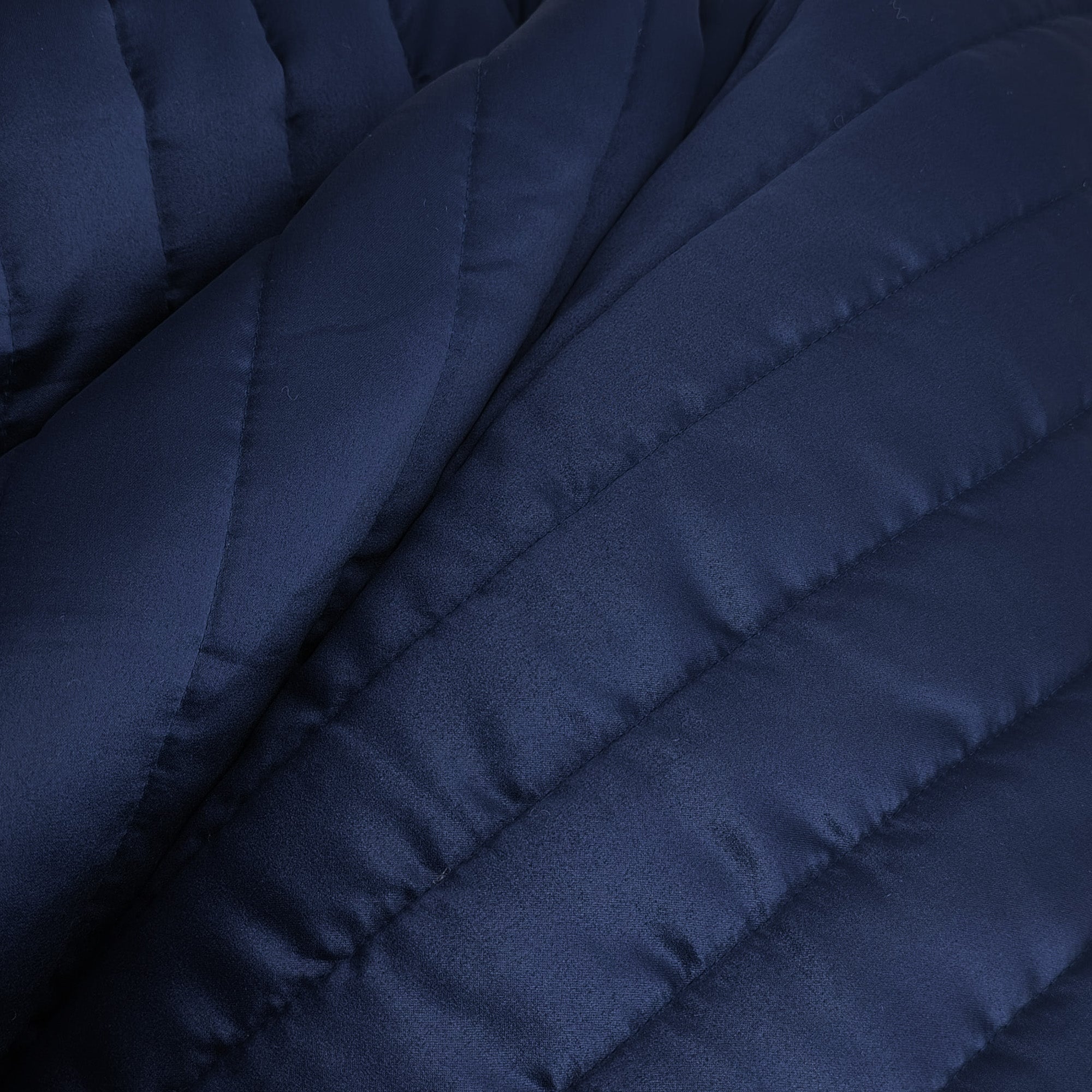 Mystique Blue Quilted King Bed Cover Set