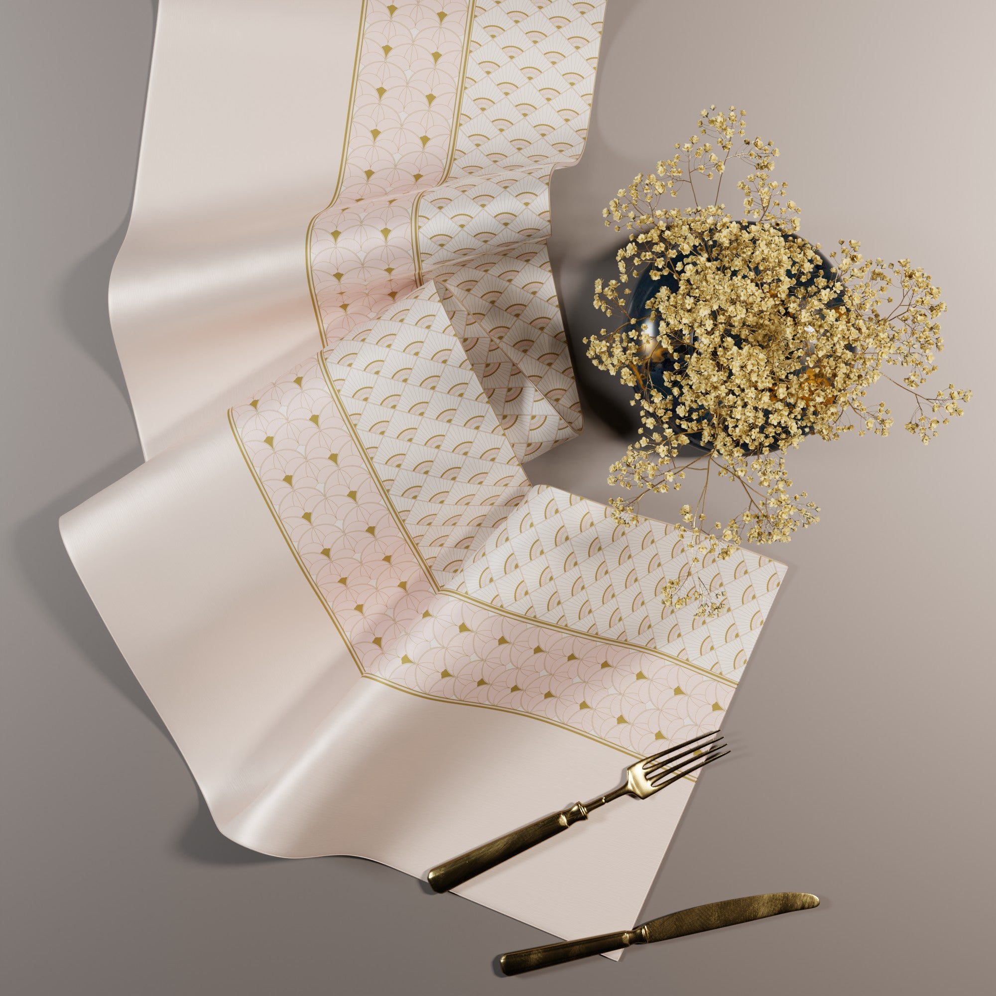 Ivory Banquet Table Linen Set