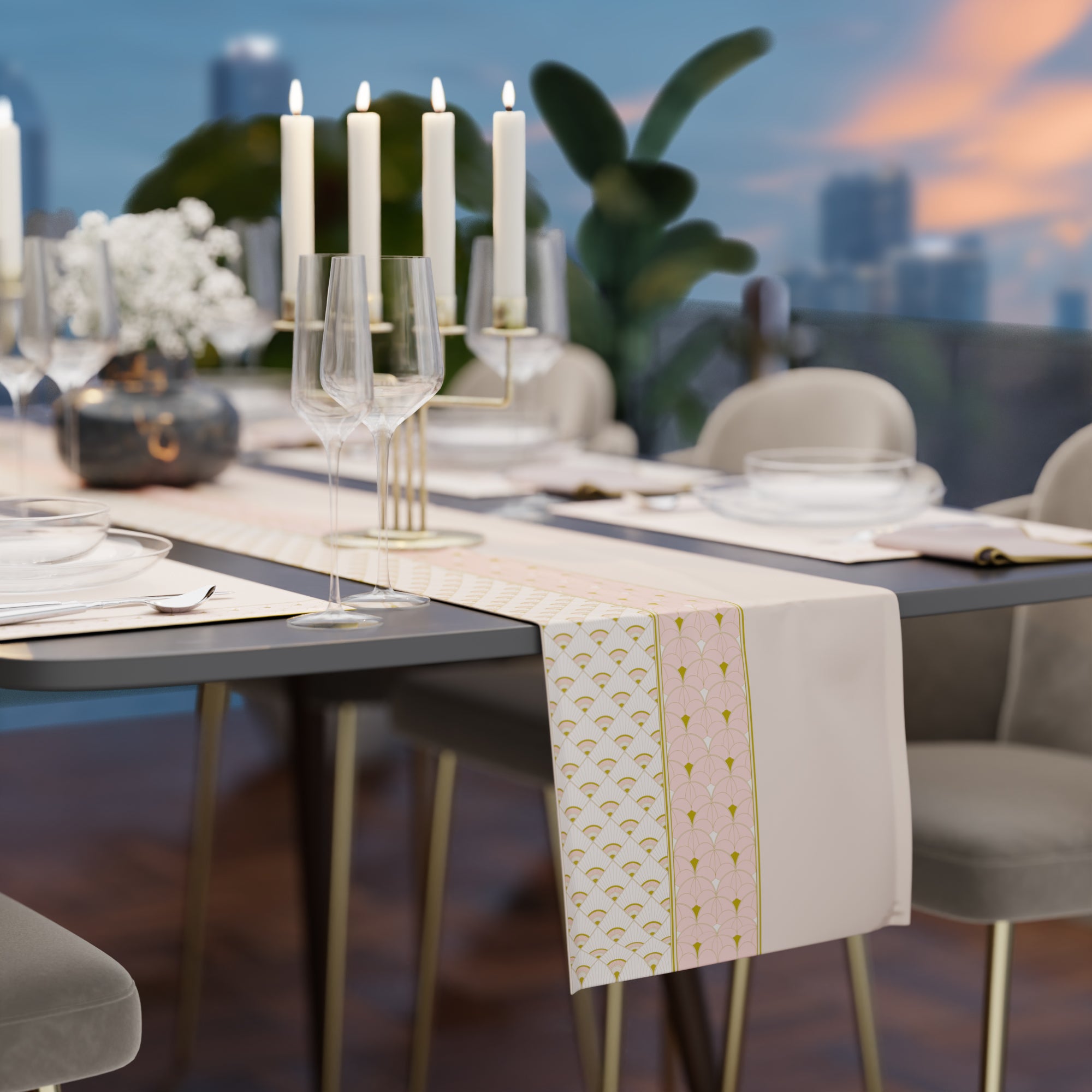Ivory Banquet Table Linen Set