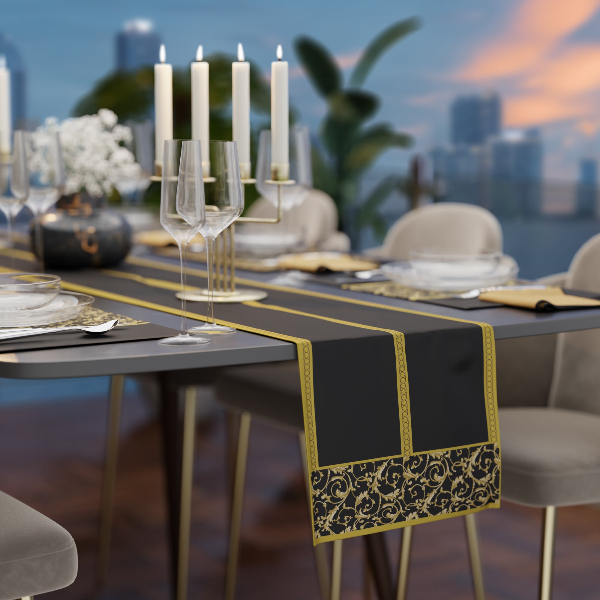 Truffle Elegance Table Linen Set