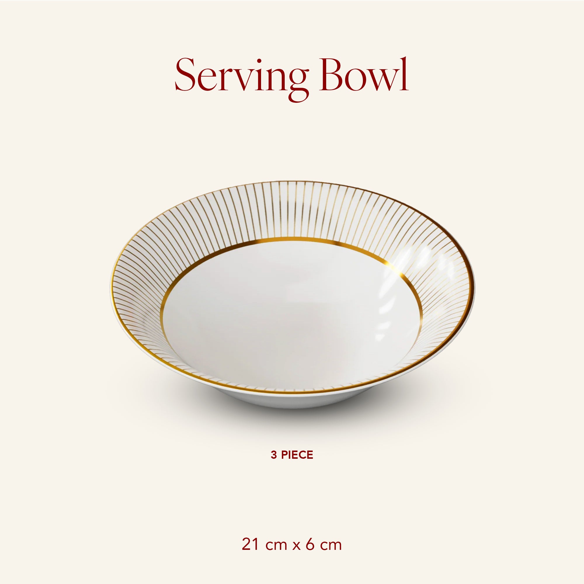 Cannes Glow - 3pc Serving Bowl Set
