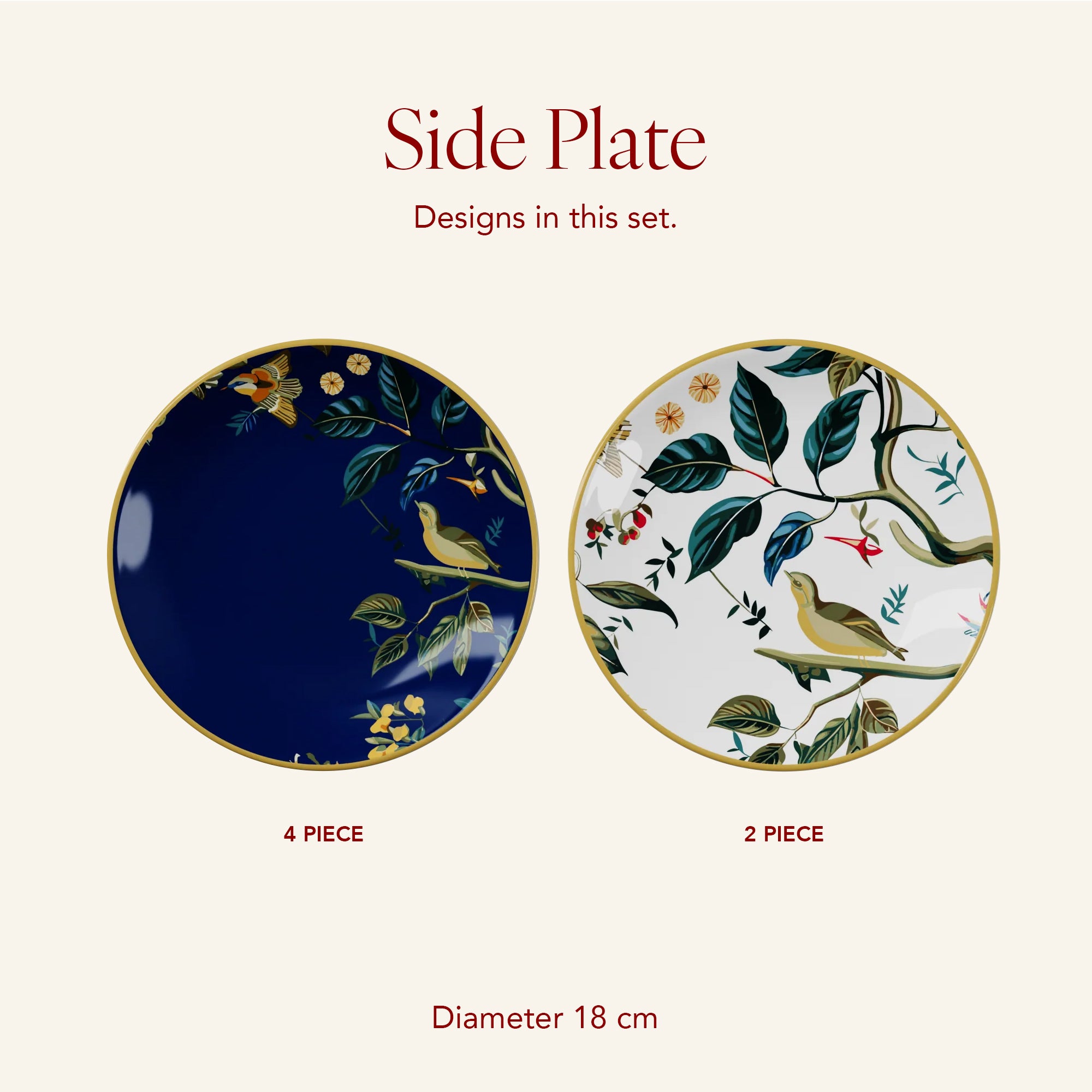 Chantilly Evening - 6pc Side Plate Set