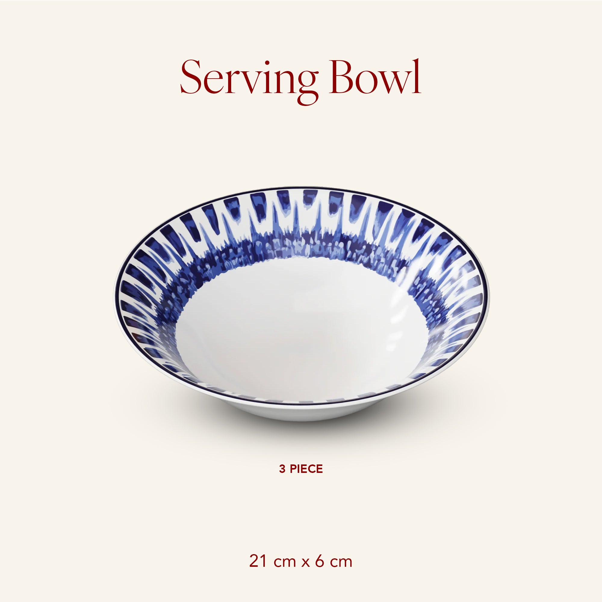 Paris Fleur - 3pc Serving Bowl Set