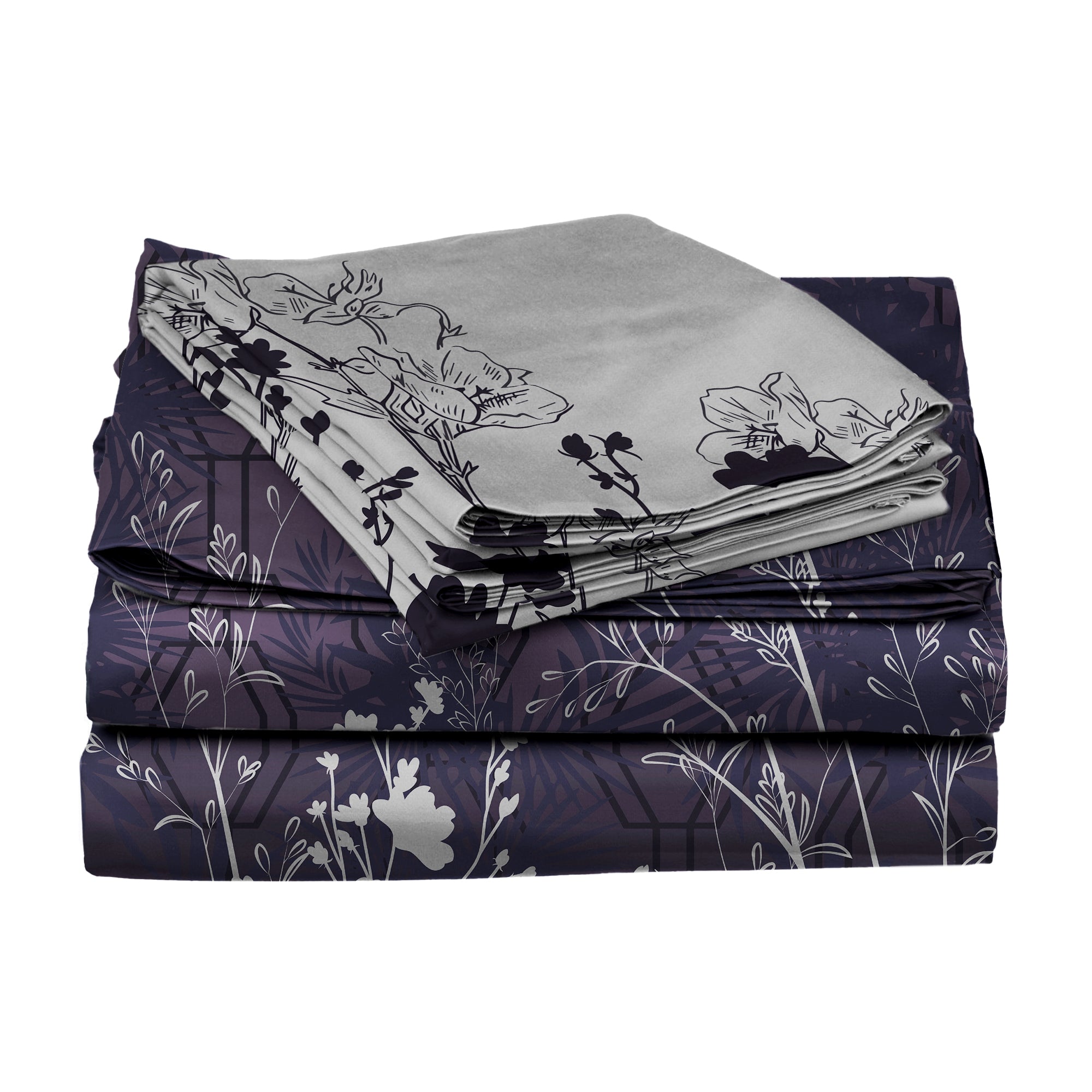 Orchid Canopy 100% Cotton Bedsheet Set