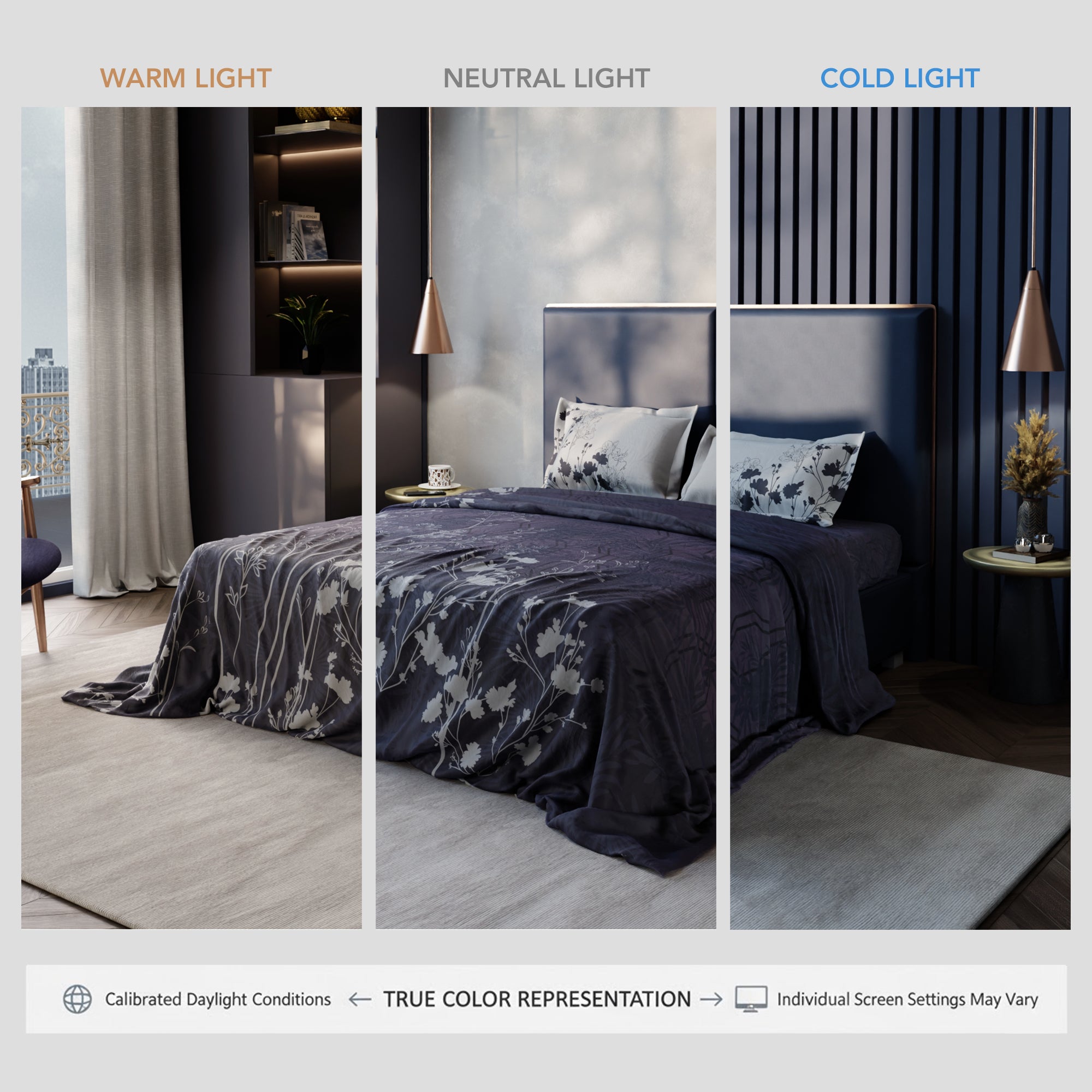 Orchid Canopy 100% Cotton Bedsheet Set