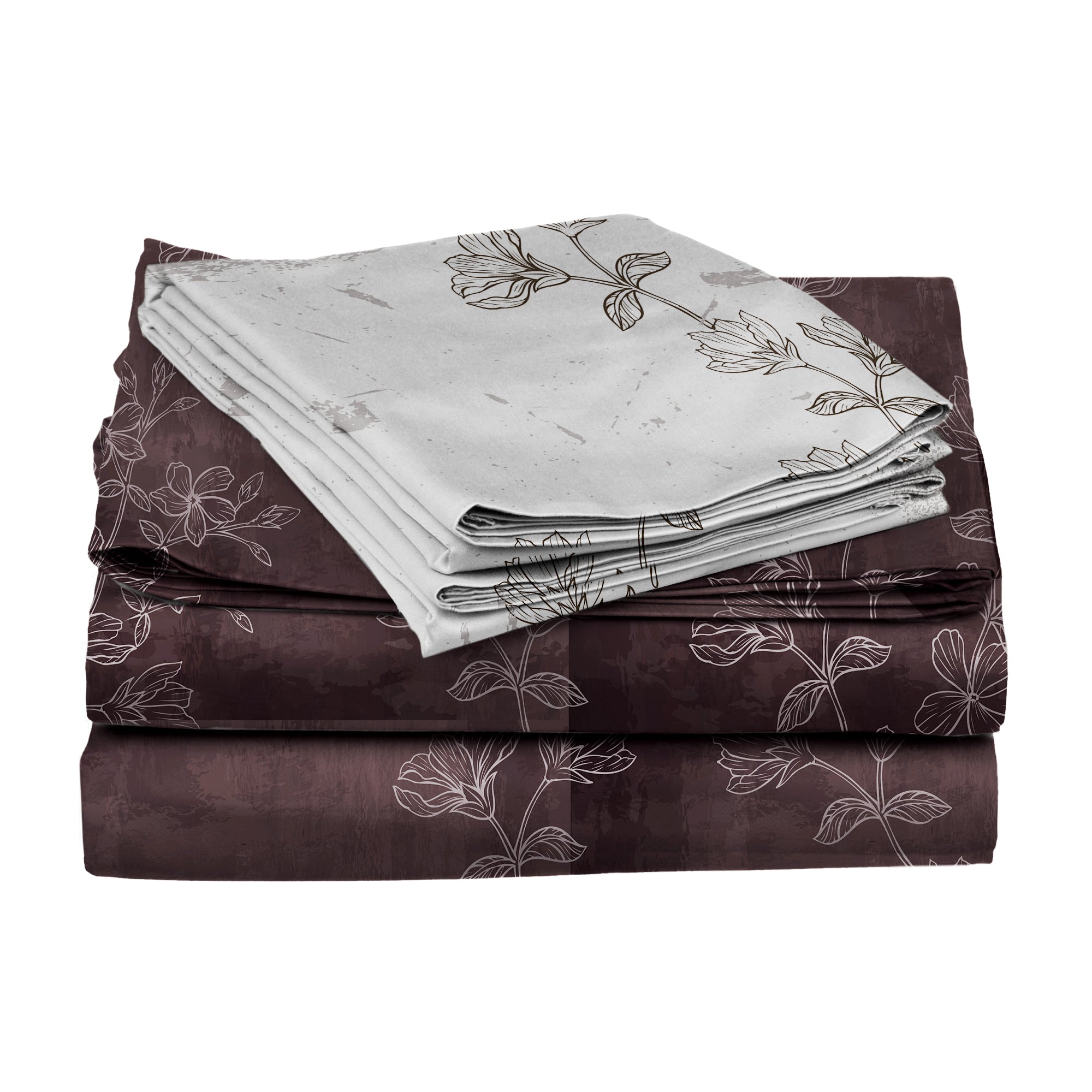 Cocoa Patina 100% Cotton Bedsheet Set