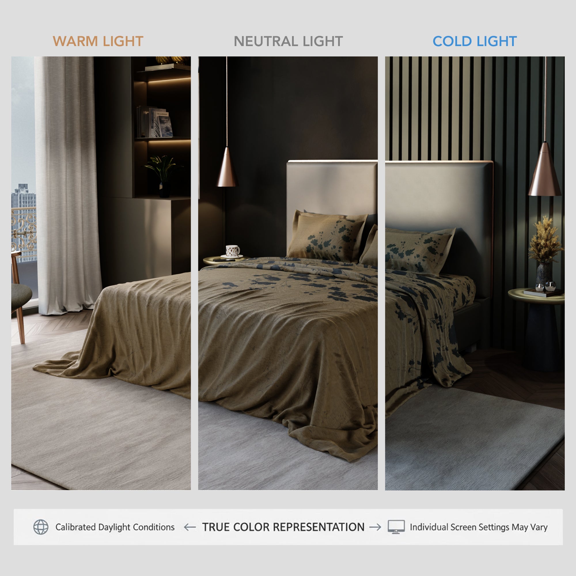 Ochre Shade 100% Cotton Bedsheet Set