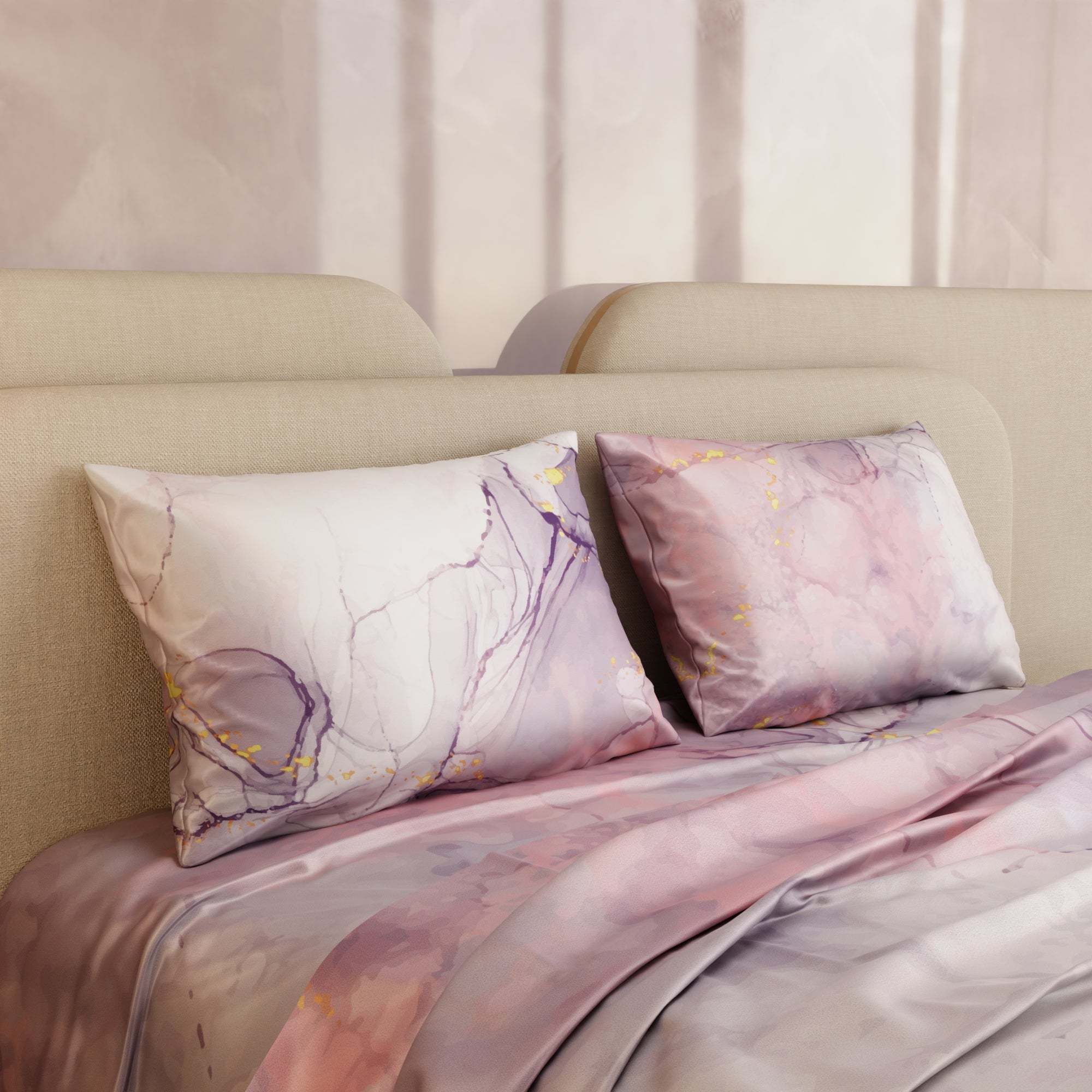 Beneath Lavender Skies Bedsheet Set