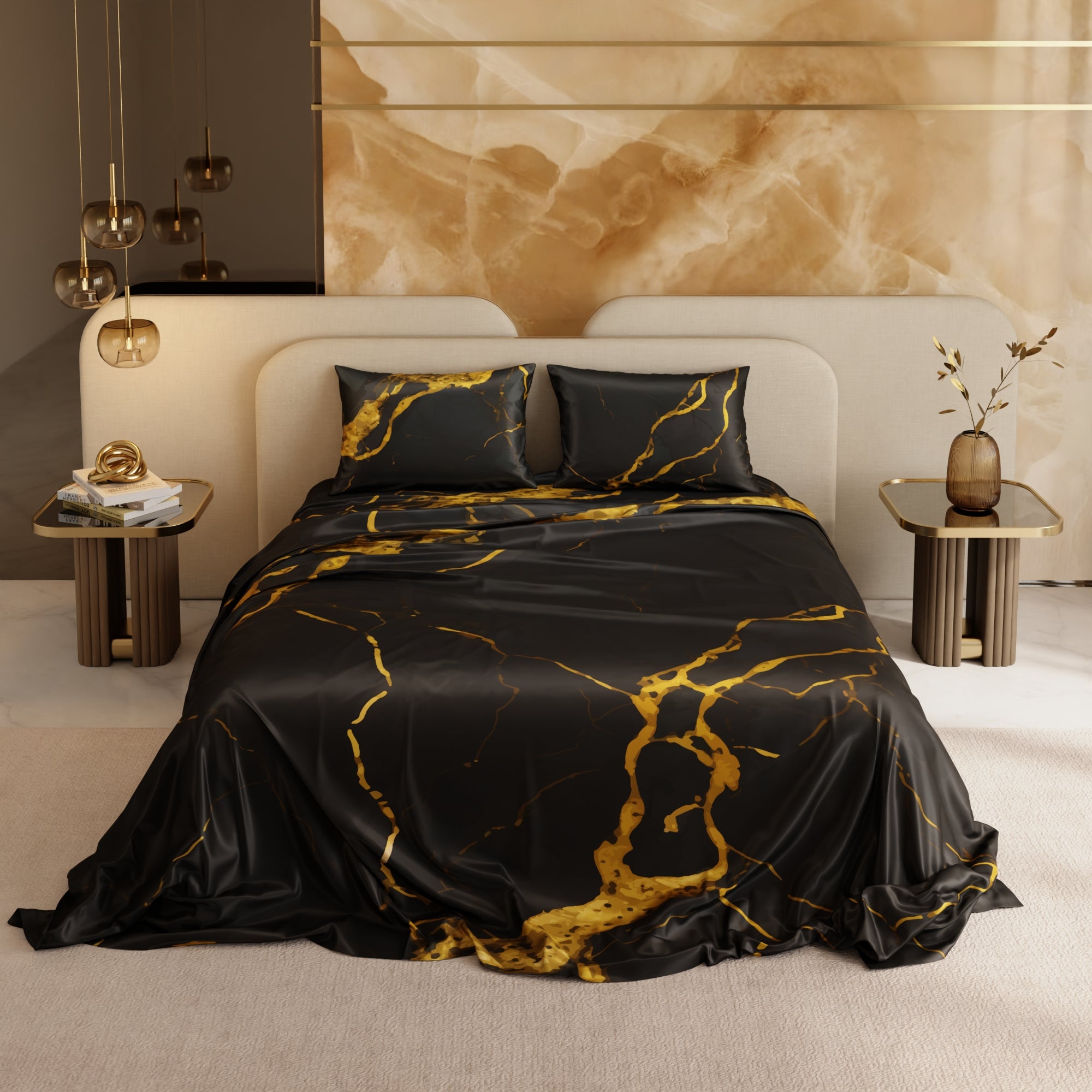 Embers in the Dark King Bedsheet Set