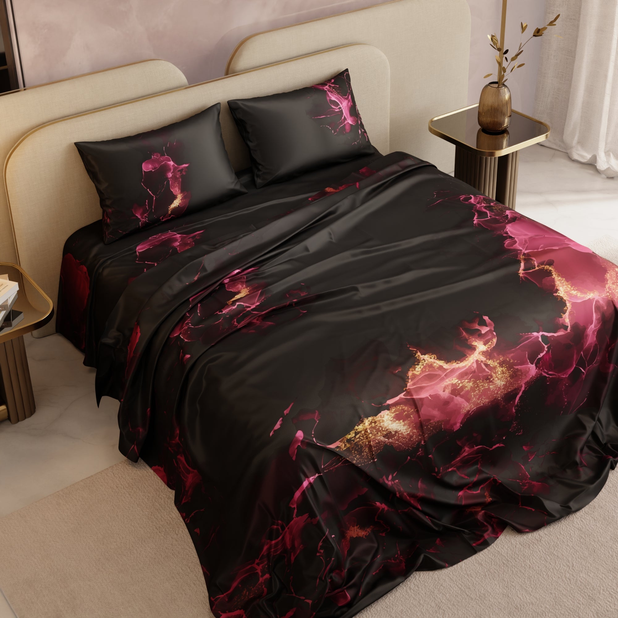 Shadows of the Flame King Bedsheet Set