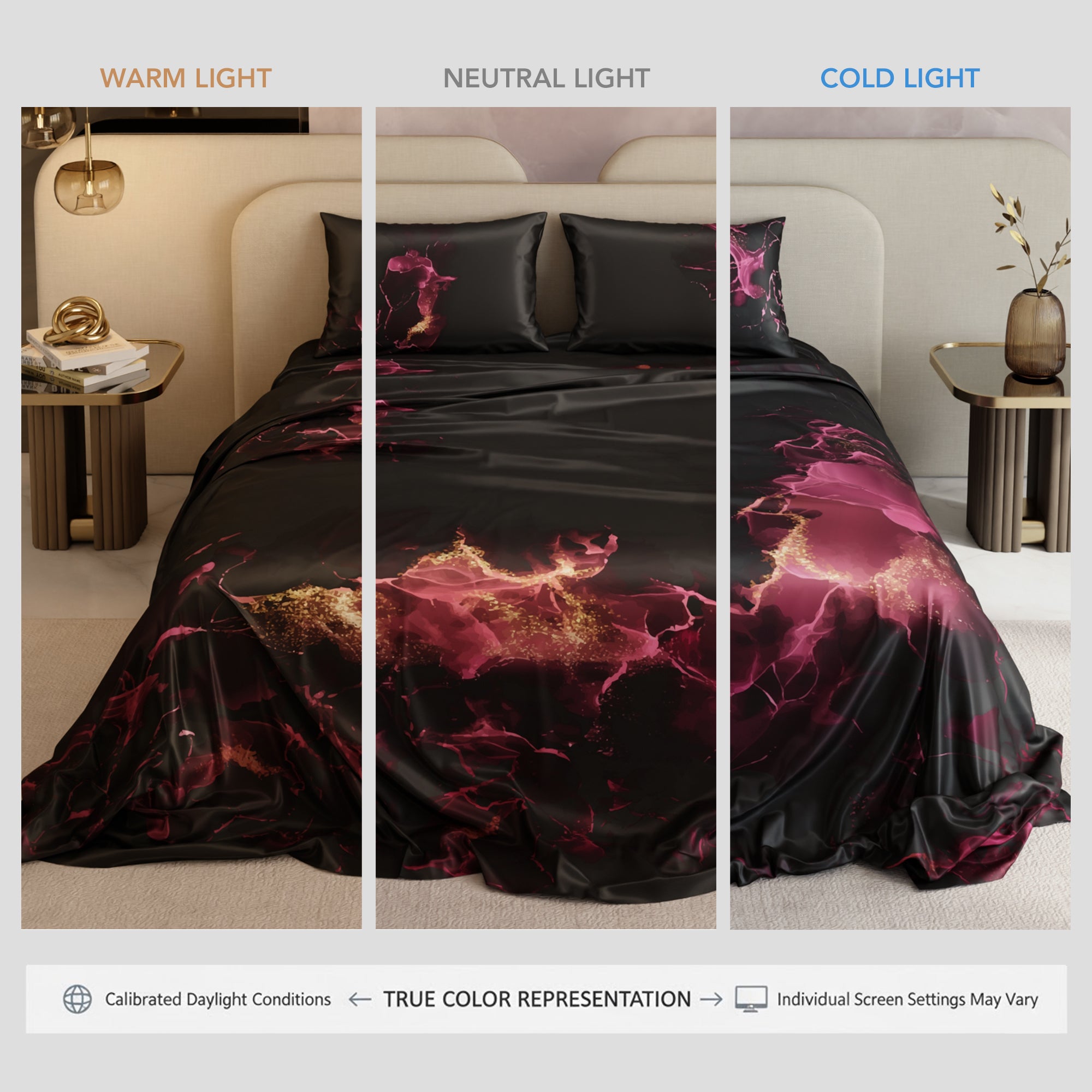 Shadows of the Flame King Bedsheet Set
