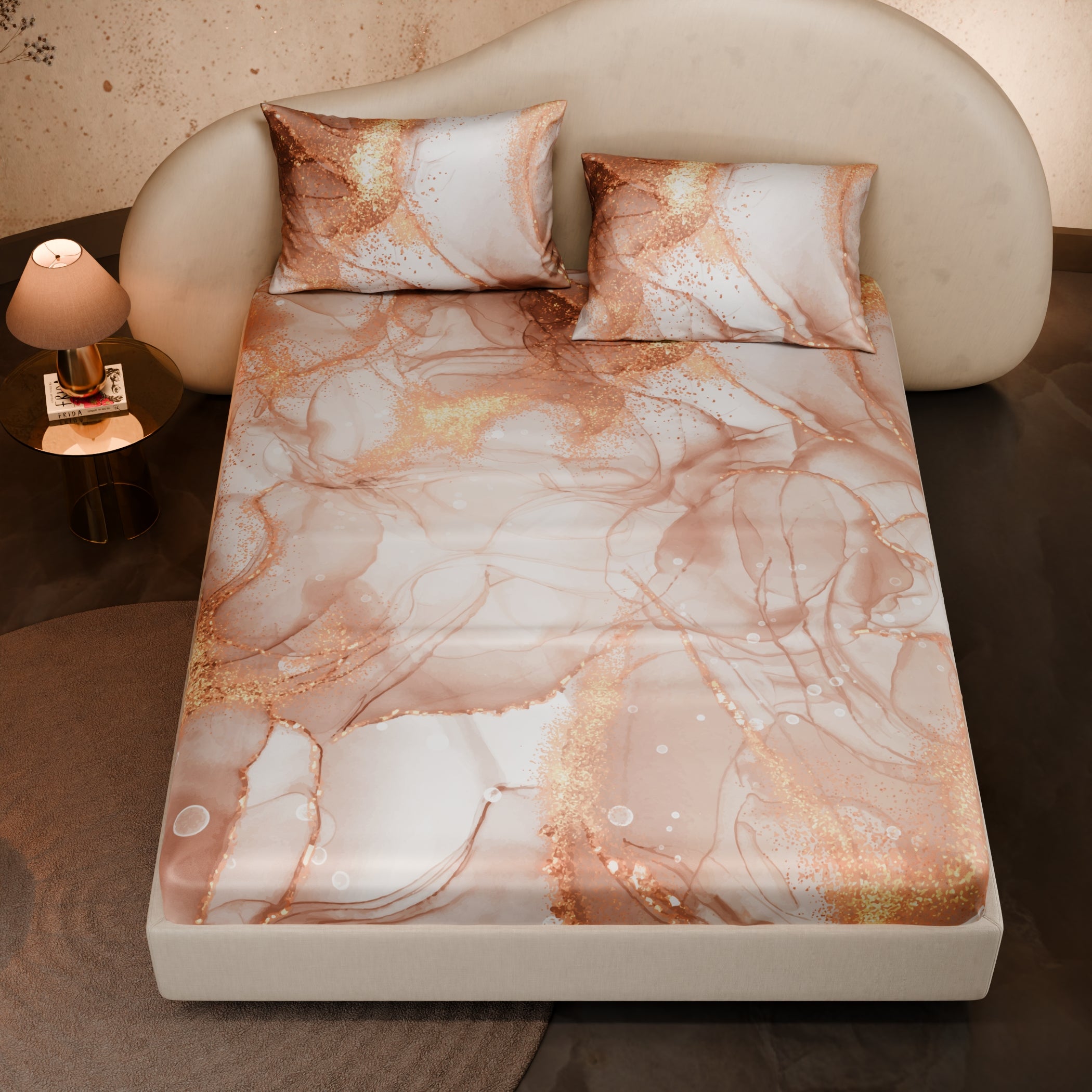 Serenade in Champagne Fitted Bedsheet Set