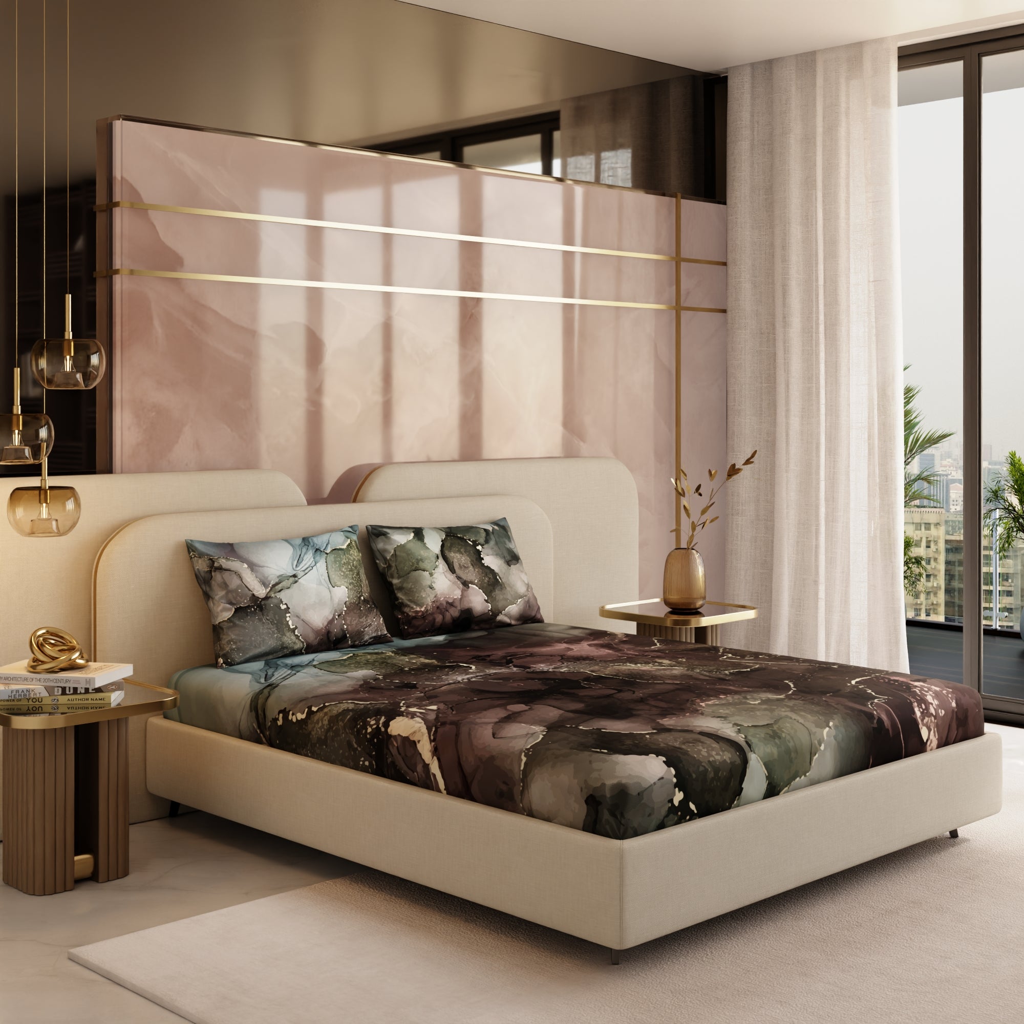 Dance of the Forest Fitted Bedsheet Set