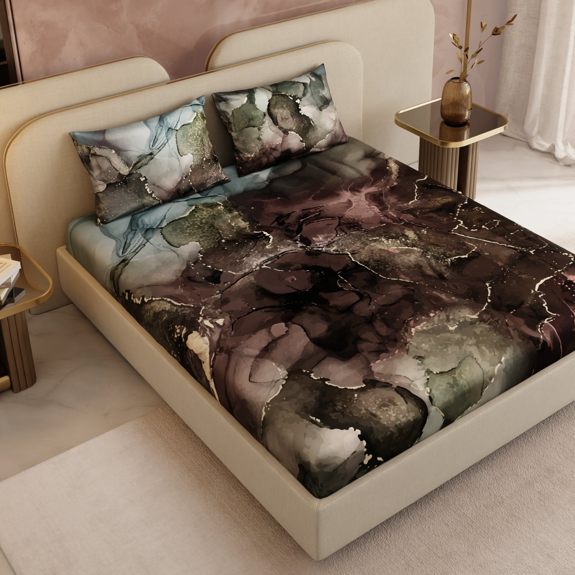 Dance of the Forest Fitted Bedsheet Set