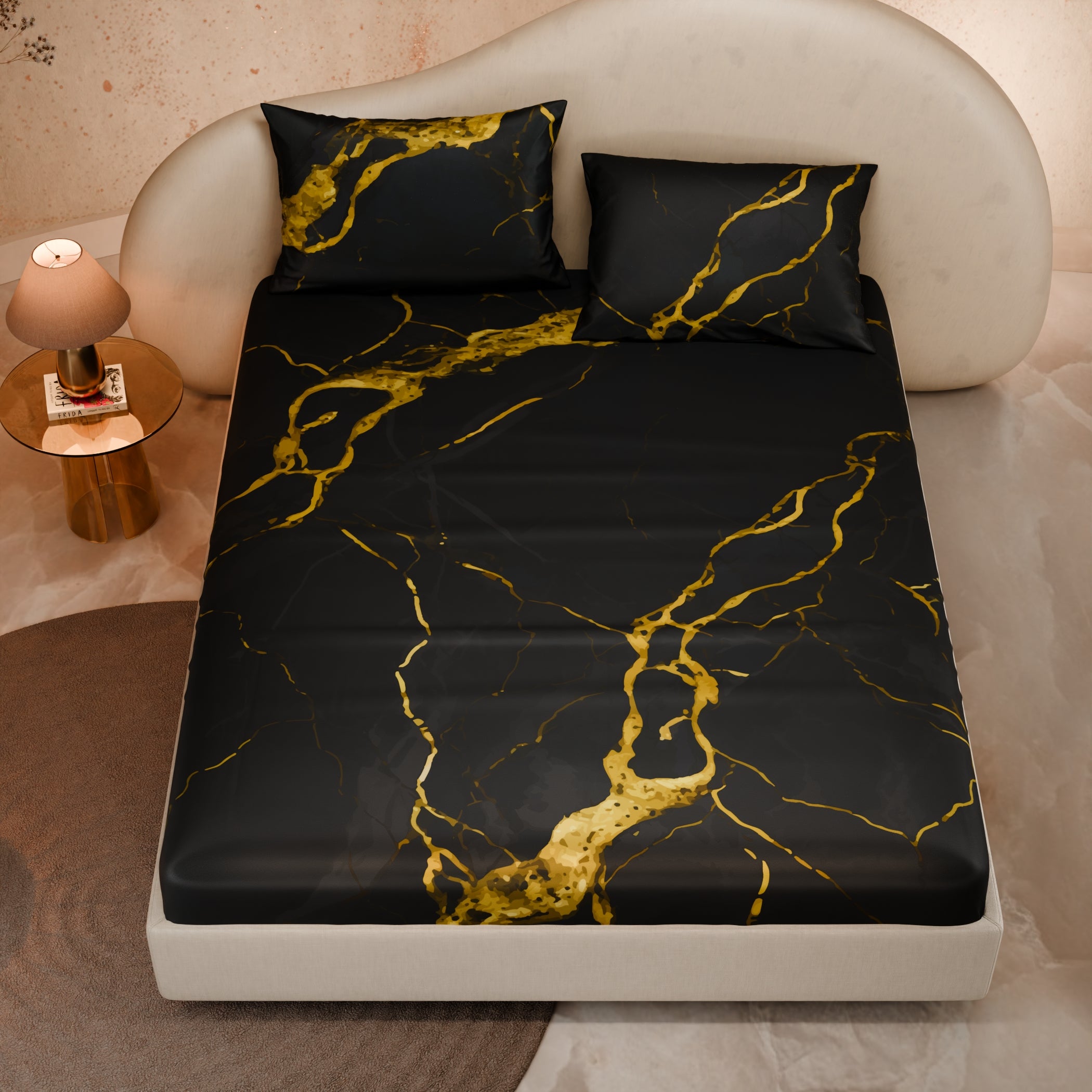 Embers in the Dark Fitted Bedsheet Set
