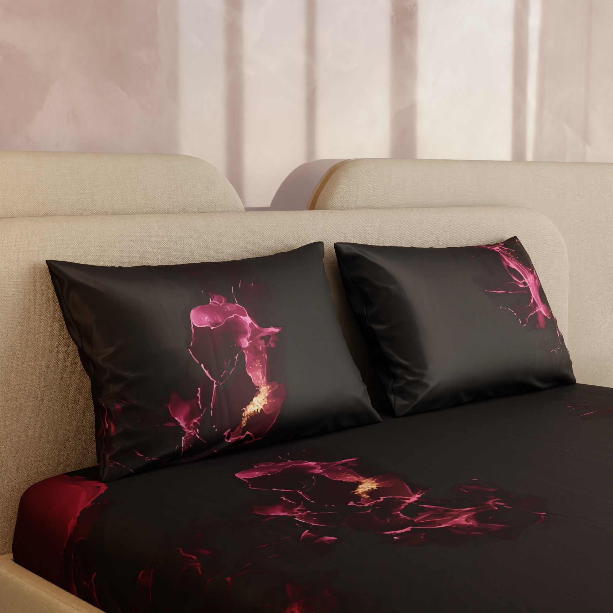 Shadows of the Flame Fitted Bedsheet Set