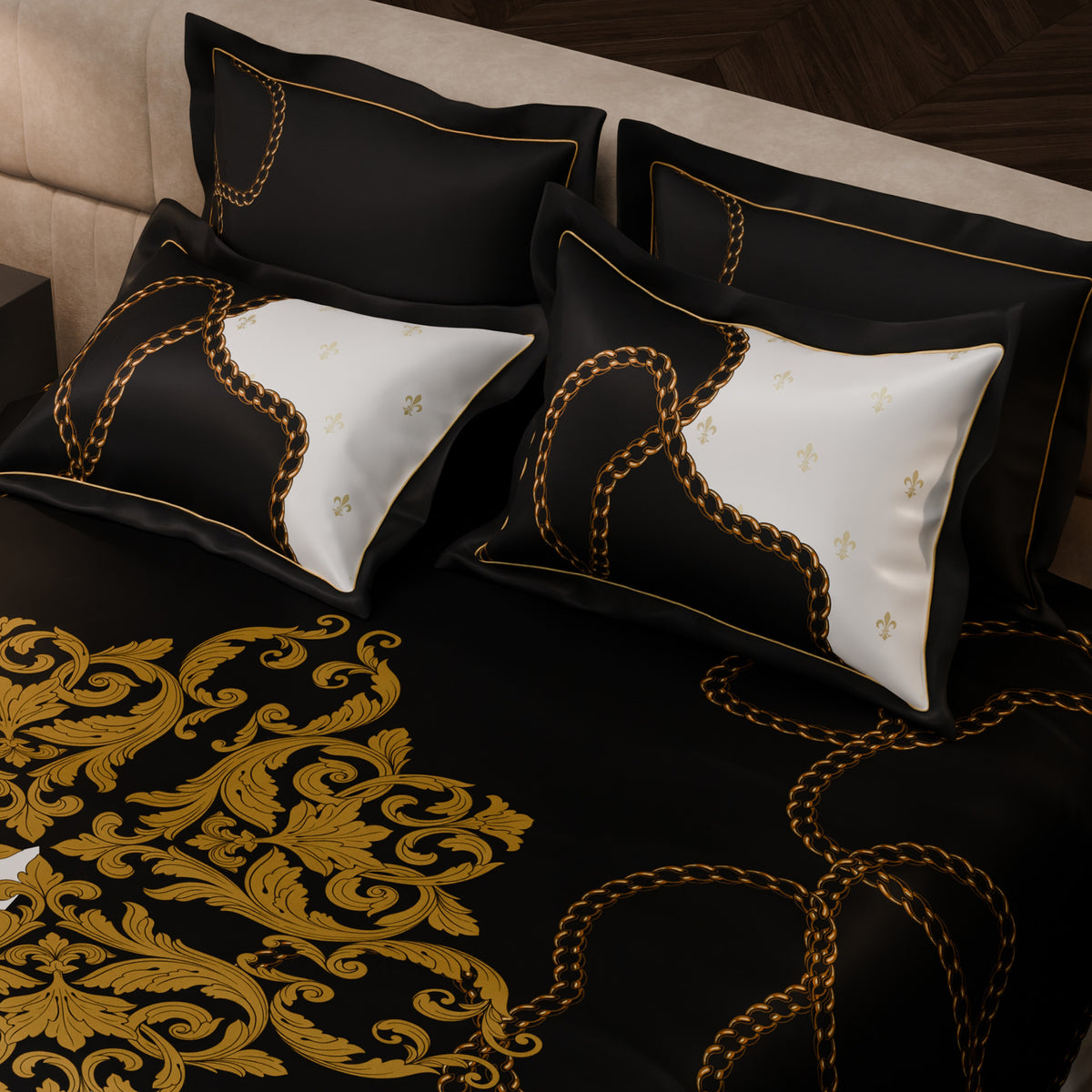 Masquerade Drama UltraSatin Bedsheet Set