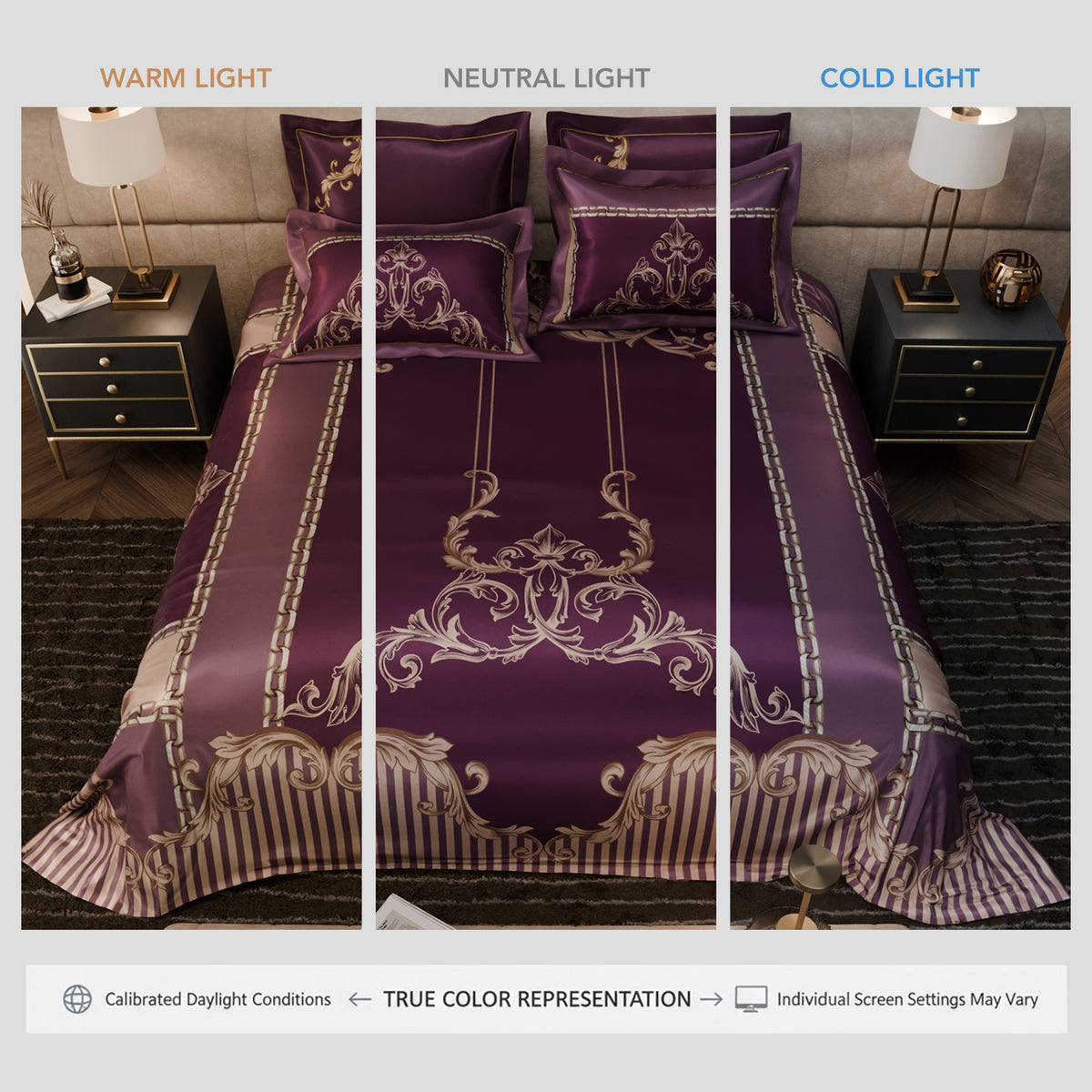 Opera Rouge UltraSatin Bedsheet Set