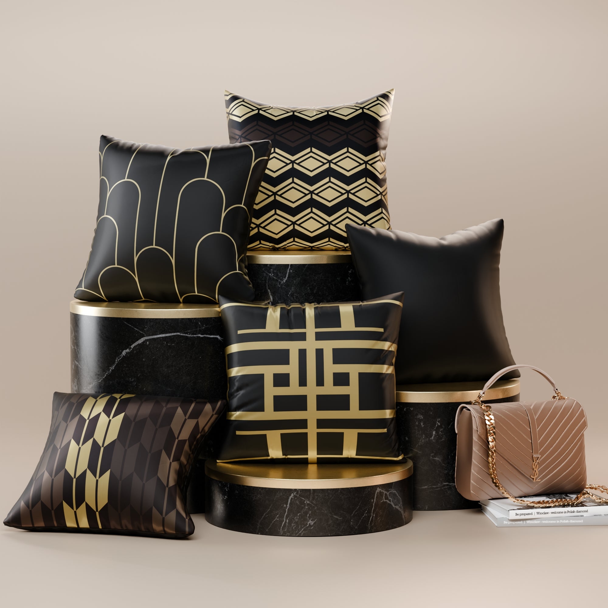 Anastasia’s Heirloom Cushion Cover 5 Pc Set