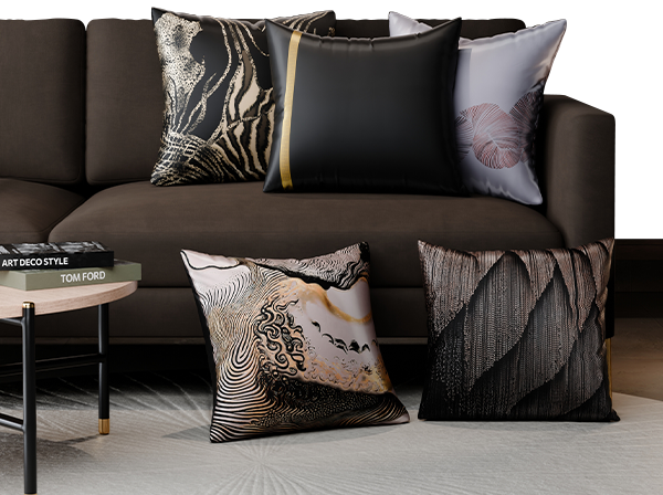 Anastasia’s Ornament Cushion Cover 5 Pc Set