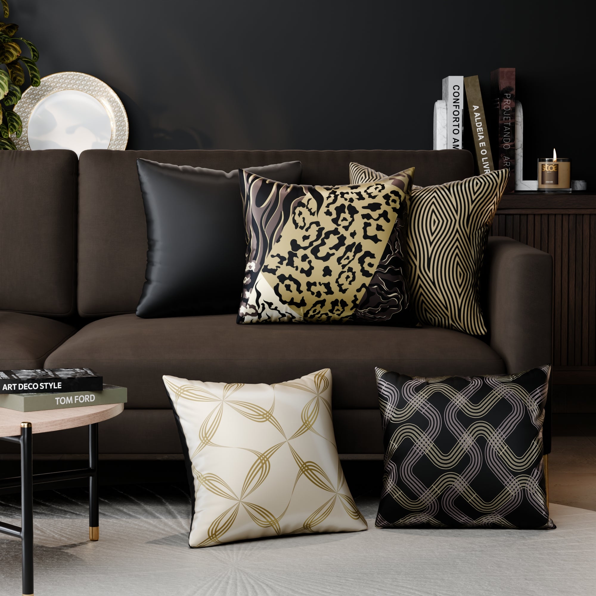 Anastasia’s Sovereign Cushion Cover 5 Pc Set