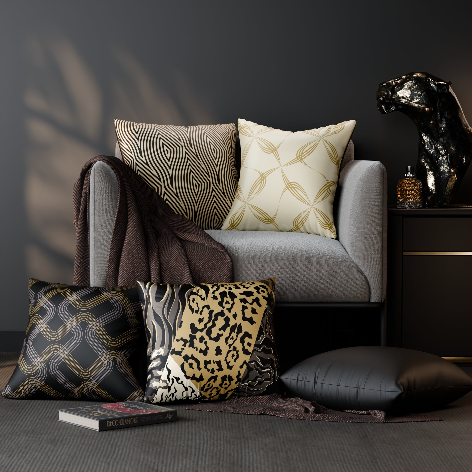 Anastasia’s Sovereign Cushion Cover 5 Pc Set