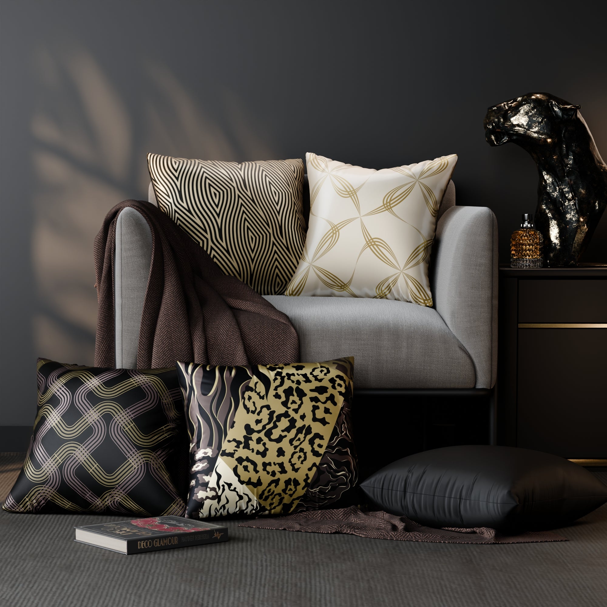 Anastasia’s Sovereign Cushion Cover 5 Pc Set