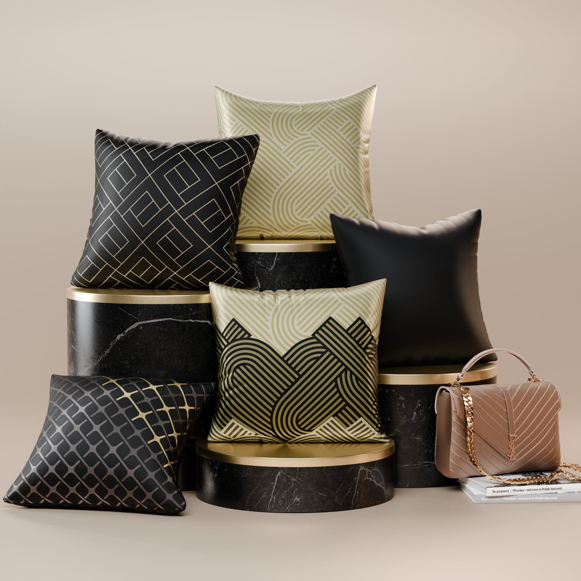 Anastasia’s Waltz Cushion Cover 5 Pc Set