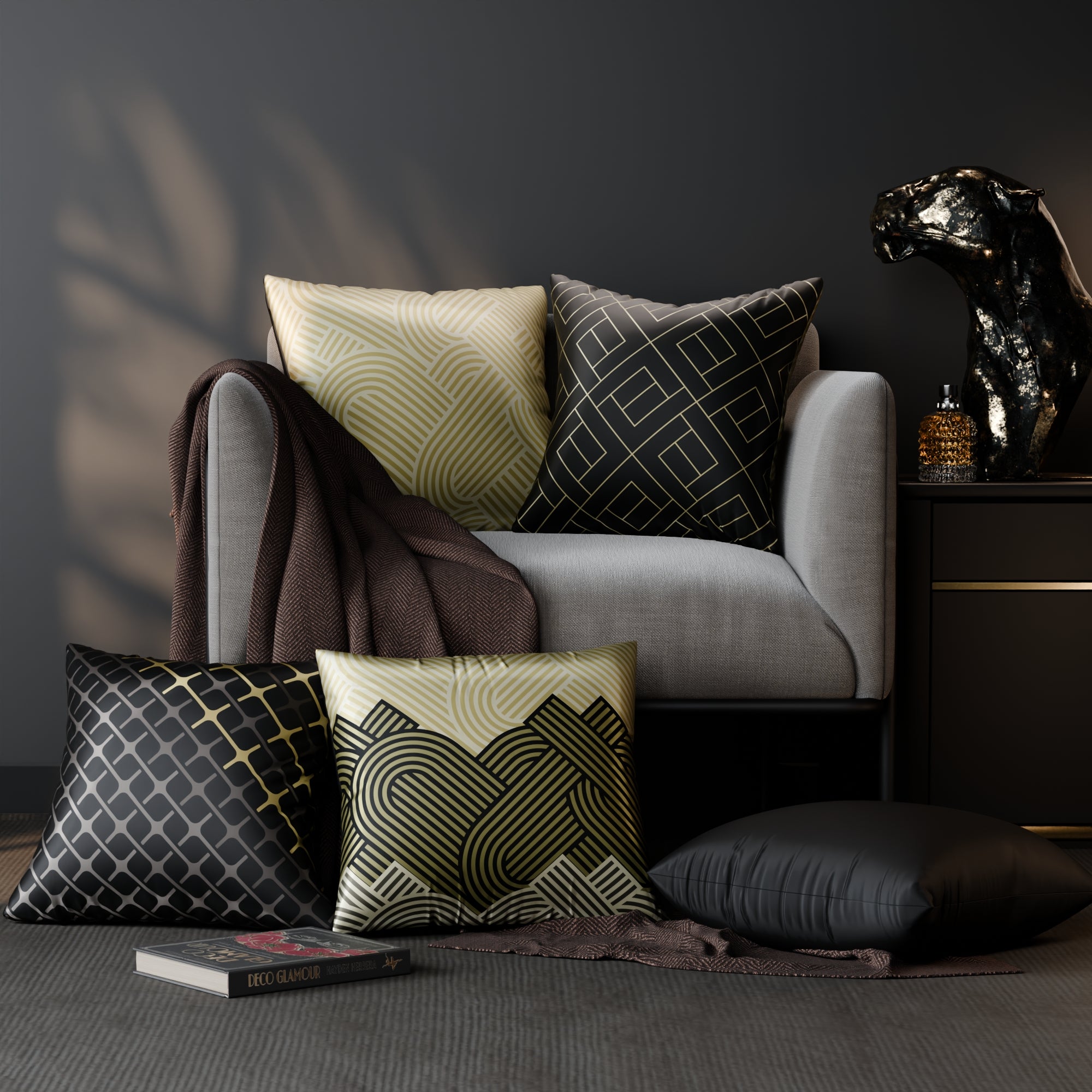 Anastasia’s Waltz Cushion Cover 5 Pc Set