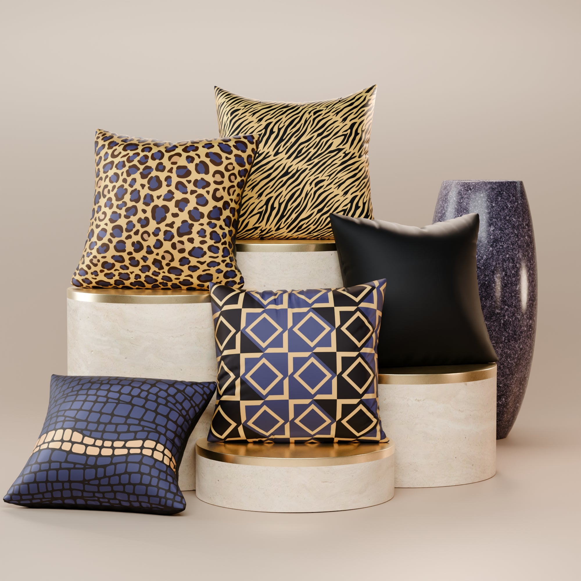 Charlotte’s Muse Cushion Cover 5 Pc Set