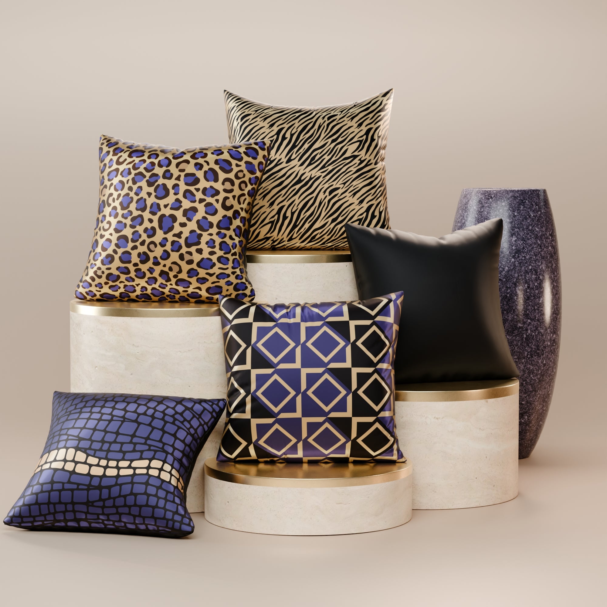 Charlotte’s Muse Cushion Cover 5 Pc Set