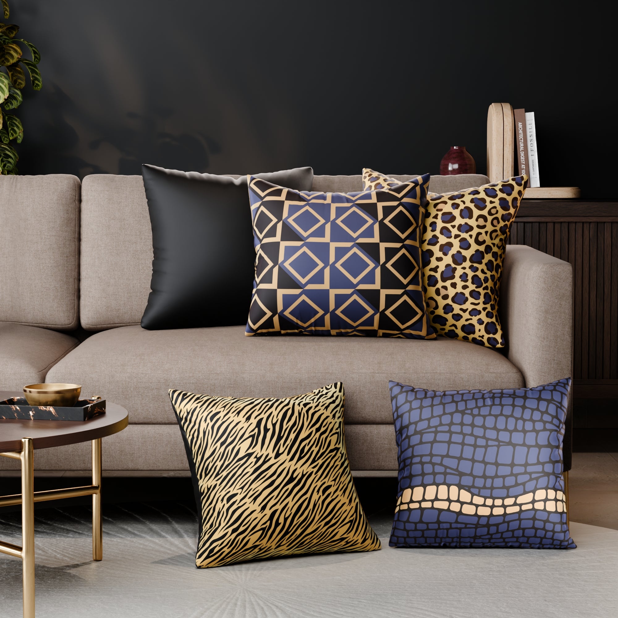 Charlotte’s Muse Cushion Cover 5 Pc Set